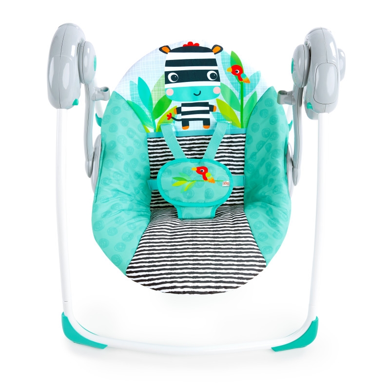 Bright Starts - Leagan portabil Swing Zig Zag Zebra image 6
