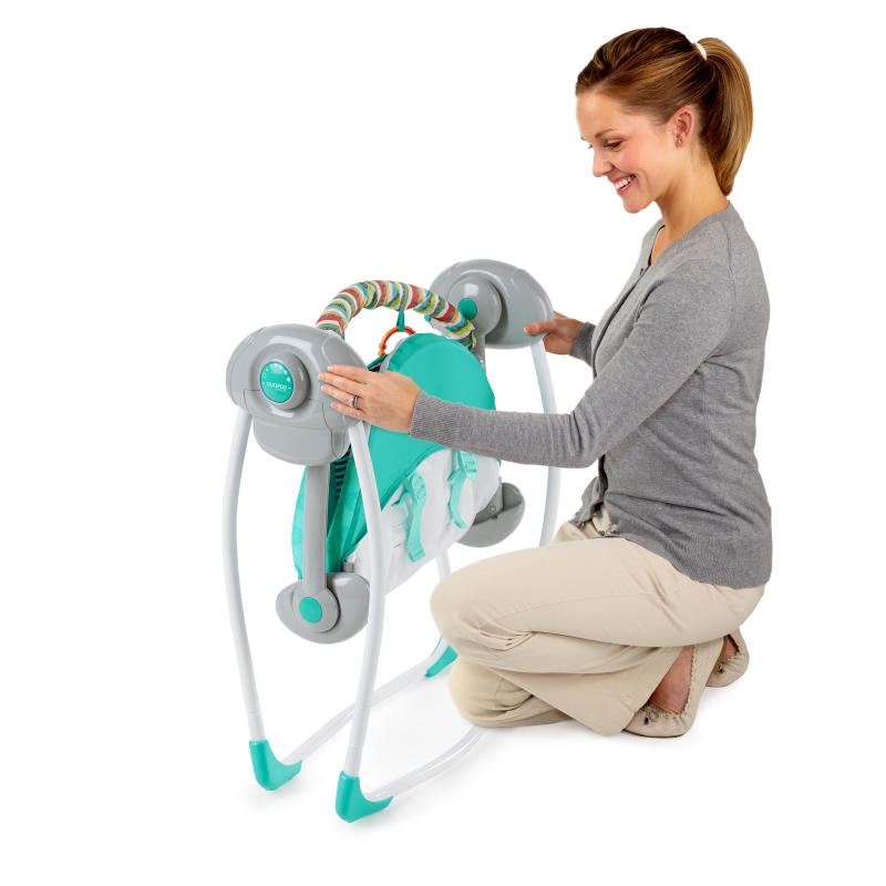 Bright Starts - Leagan portabil Swing Zig Zag Zebra image 7