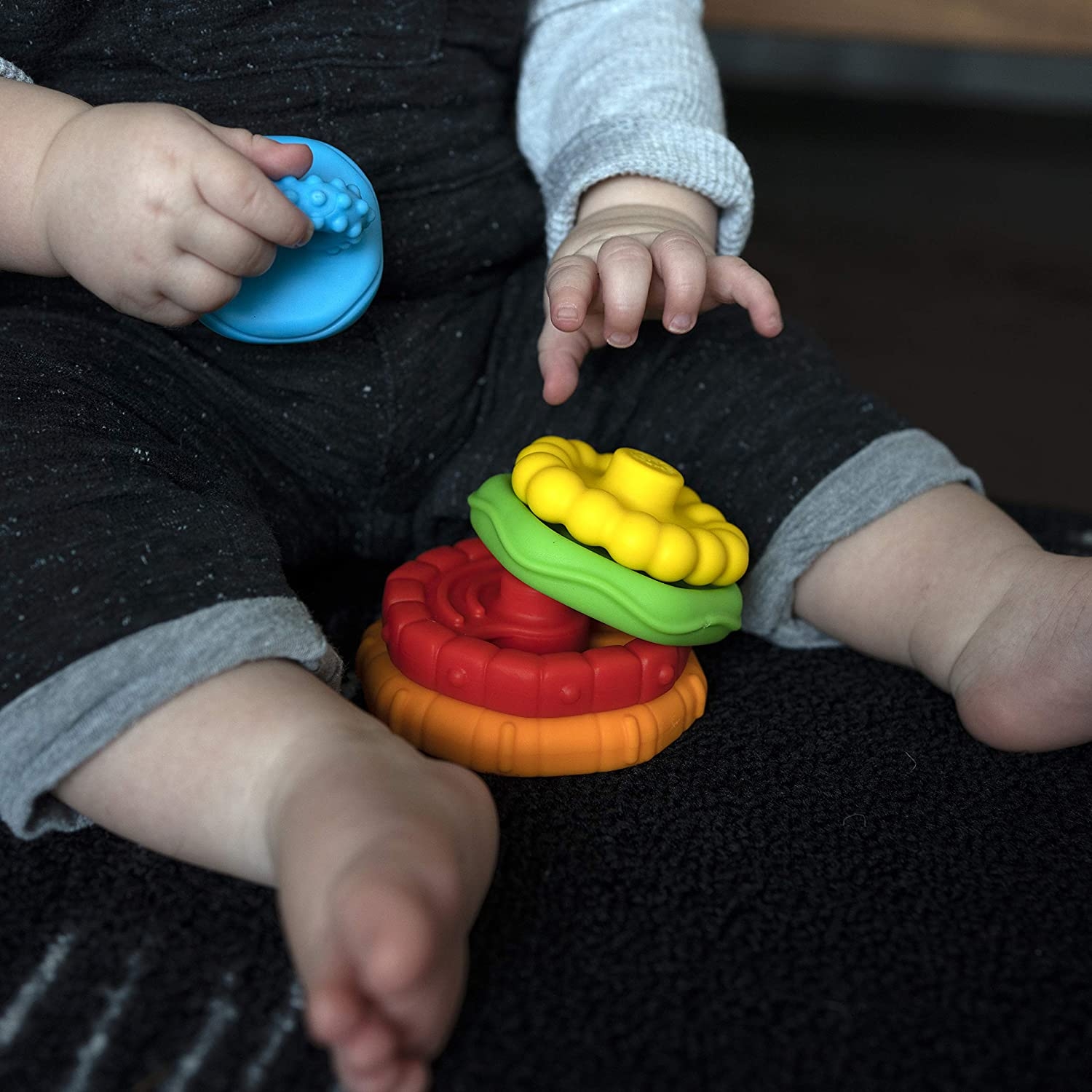 Baby Einstein - Jucarie multisenzoriala si de dentitie Stacking Teether image 3