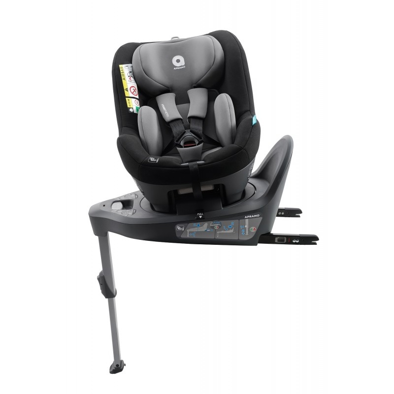 Apramo - Scaun auto rotativ i-Size Mettro Hub, Dawn Grey 40-105 cm image 2