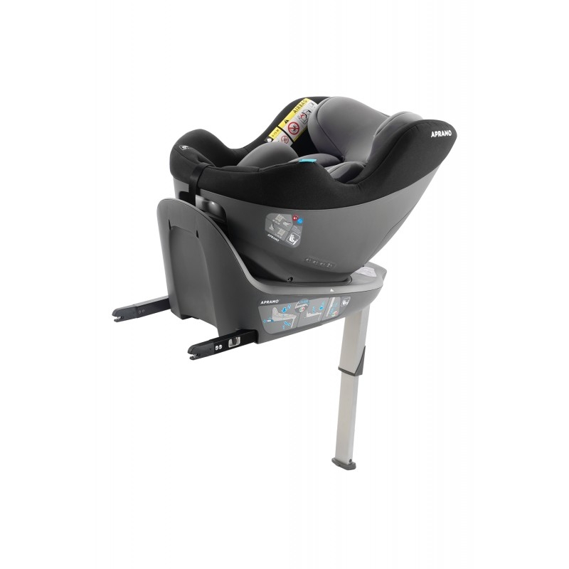 Apramo - Scaun auto rotativ i-Size Mettro Hub, Dawn Grey 40-105 cm image 4