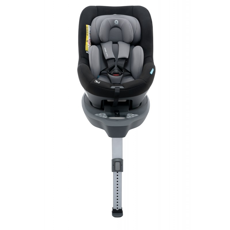Apramo - Scaun auto rotativ i-Size Mettro Hub, Dawn Grey 40-105 cm image 5