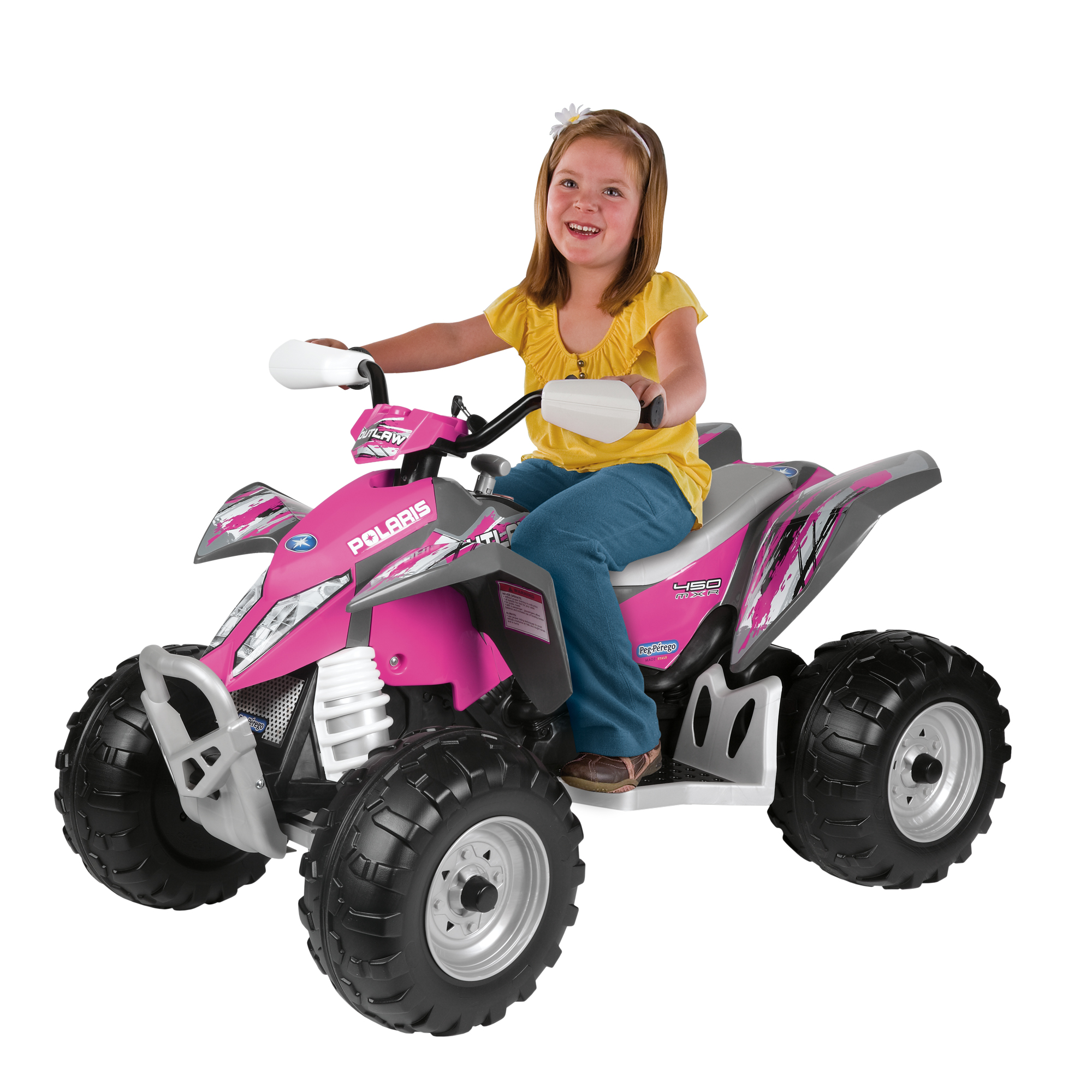 ATV Polaris Outlaw Pink Power, Peg Perego image 6