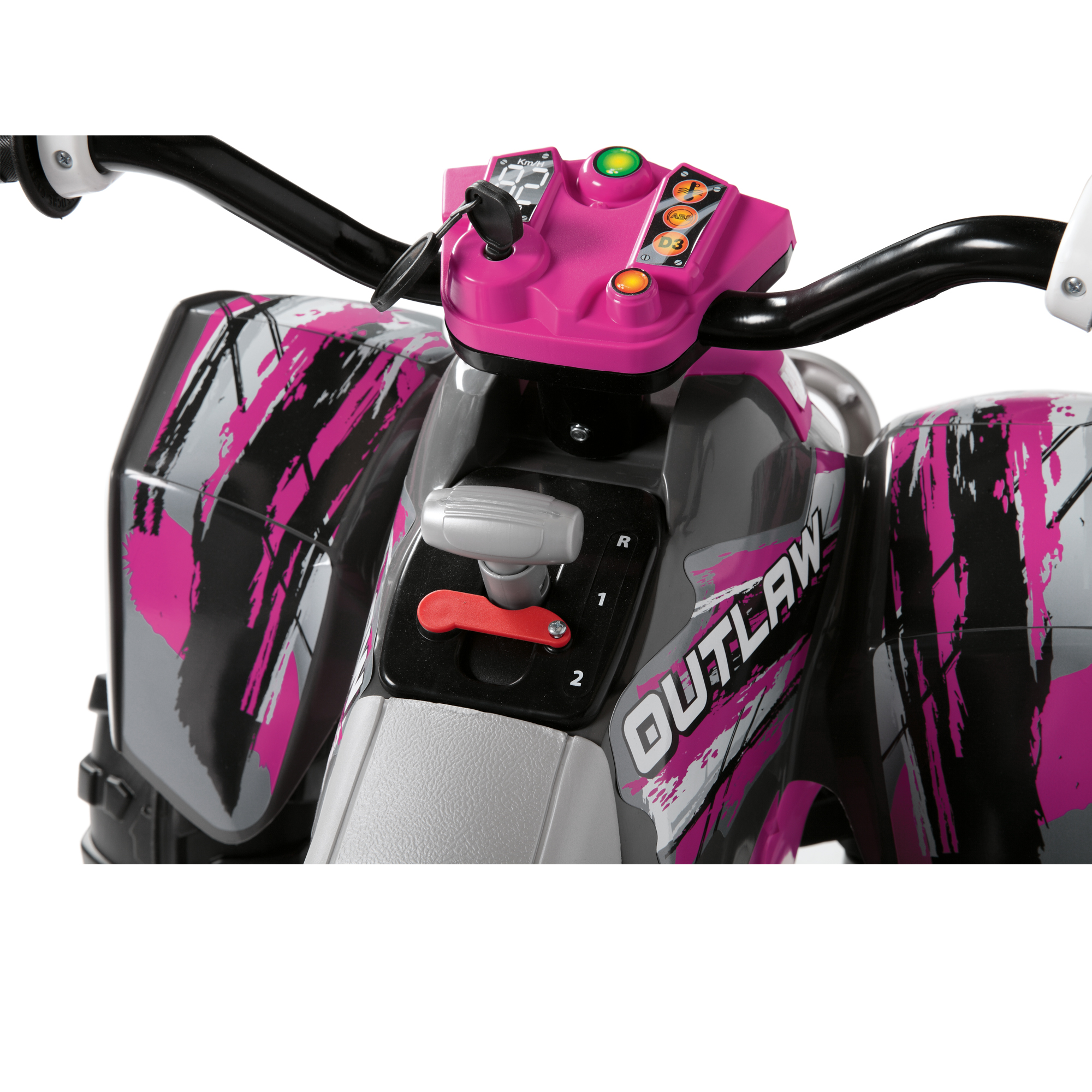 ATV Polaris Outlaw Pink Power, Peg Perego image 9