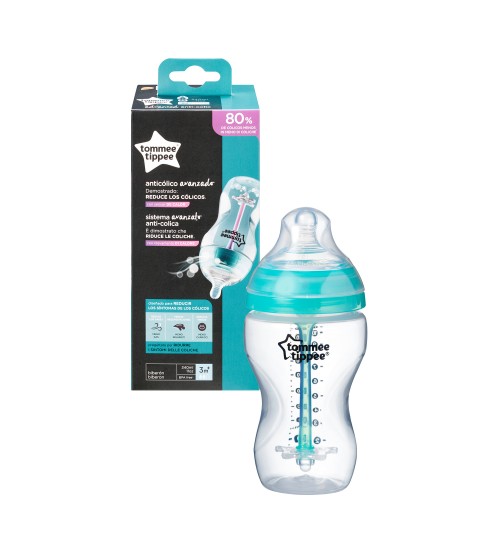 Biberon Advanced cu Sistem de Ventilatie, Tommee Tippee, 340 ml, 1 buc