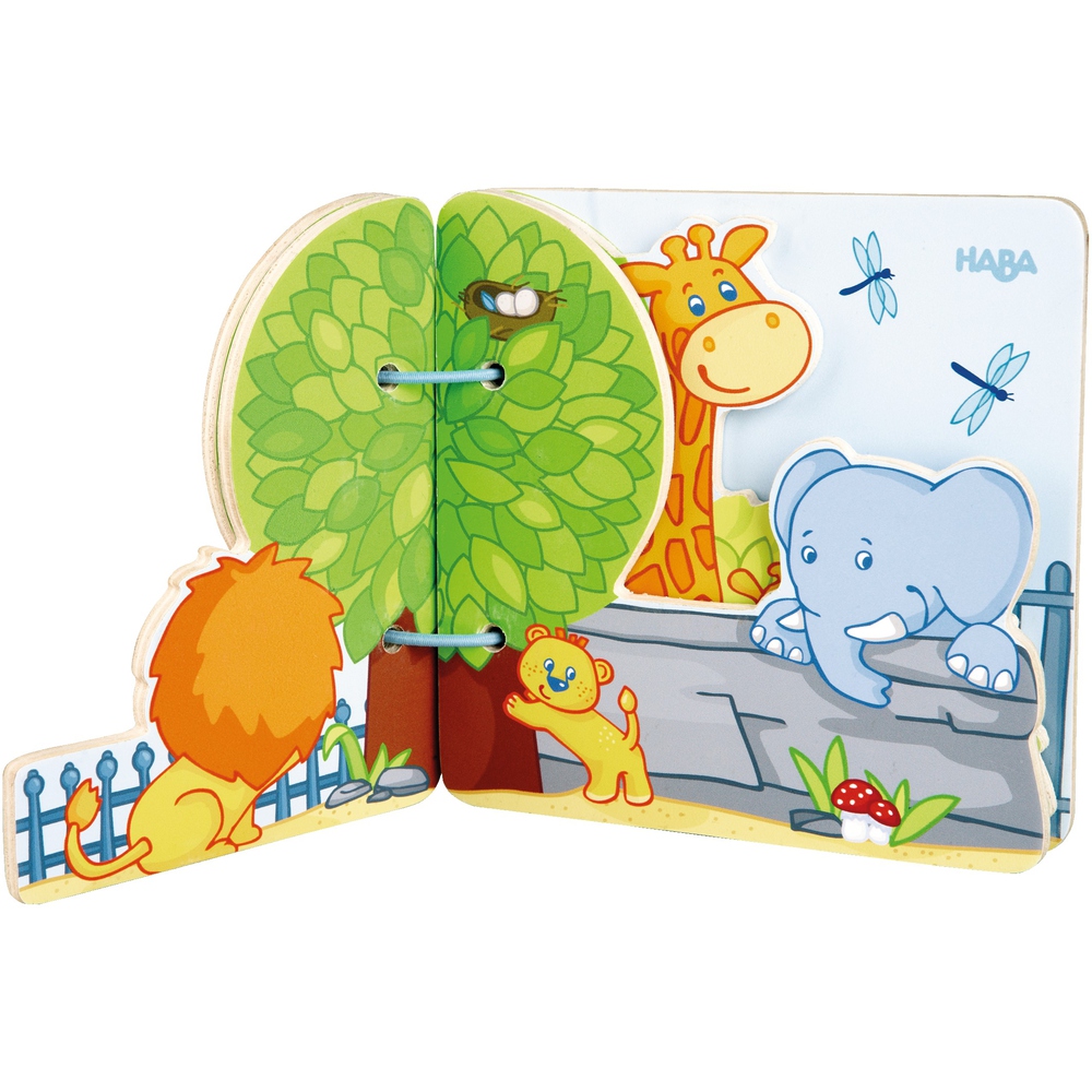 Carticica pentru copii, Haba, Prietenii de la zoo, 10luni+ image 3