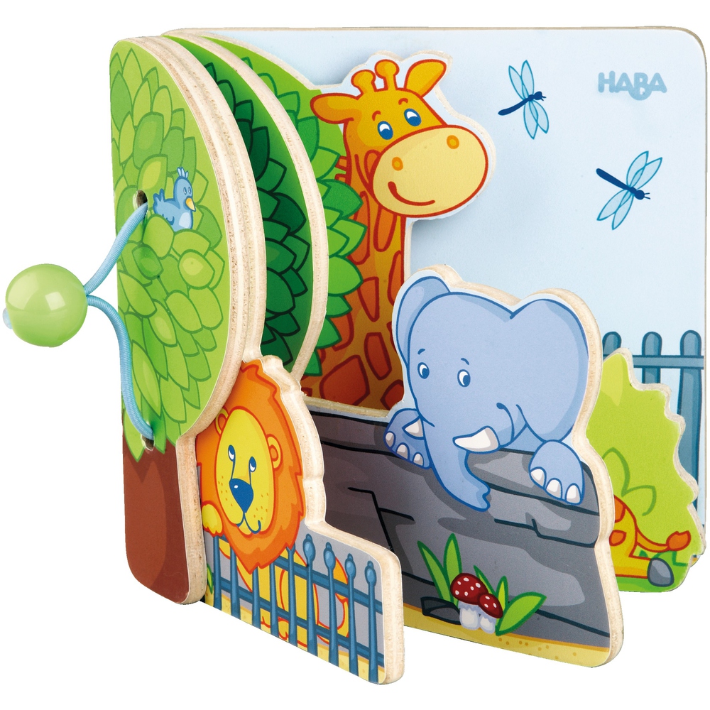 Carticica pentru copii, Haba, Prietenii de la zoo, 10luni+ image 5