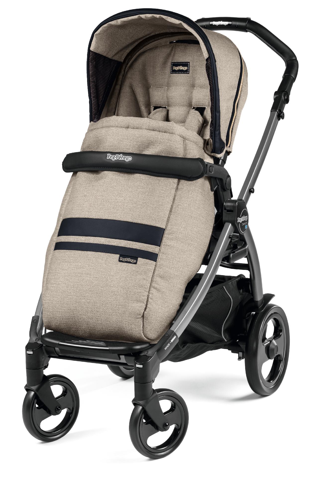 Carucior Peg Perego de la nastere, Book 51 Titania Luxe Ecru (sasiu + hamac), 0-22 kg