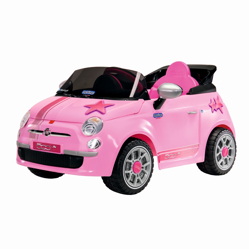 Fiat 500 Star, Peg Perego, Telecomanda, Pink