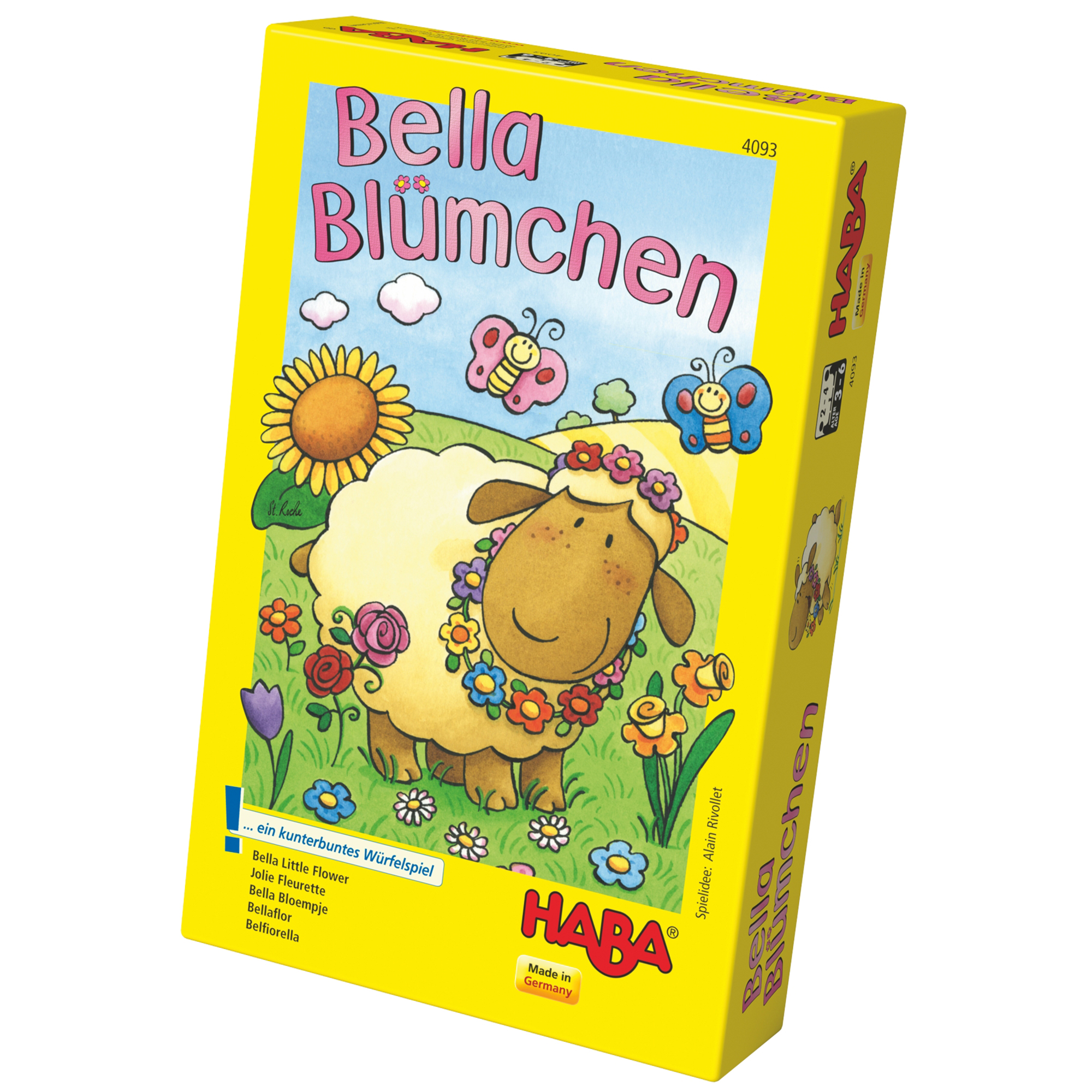 Joc cu zaruri, Haba, Bella Little Flower, 3-6 ani