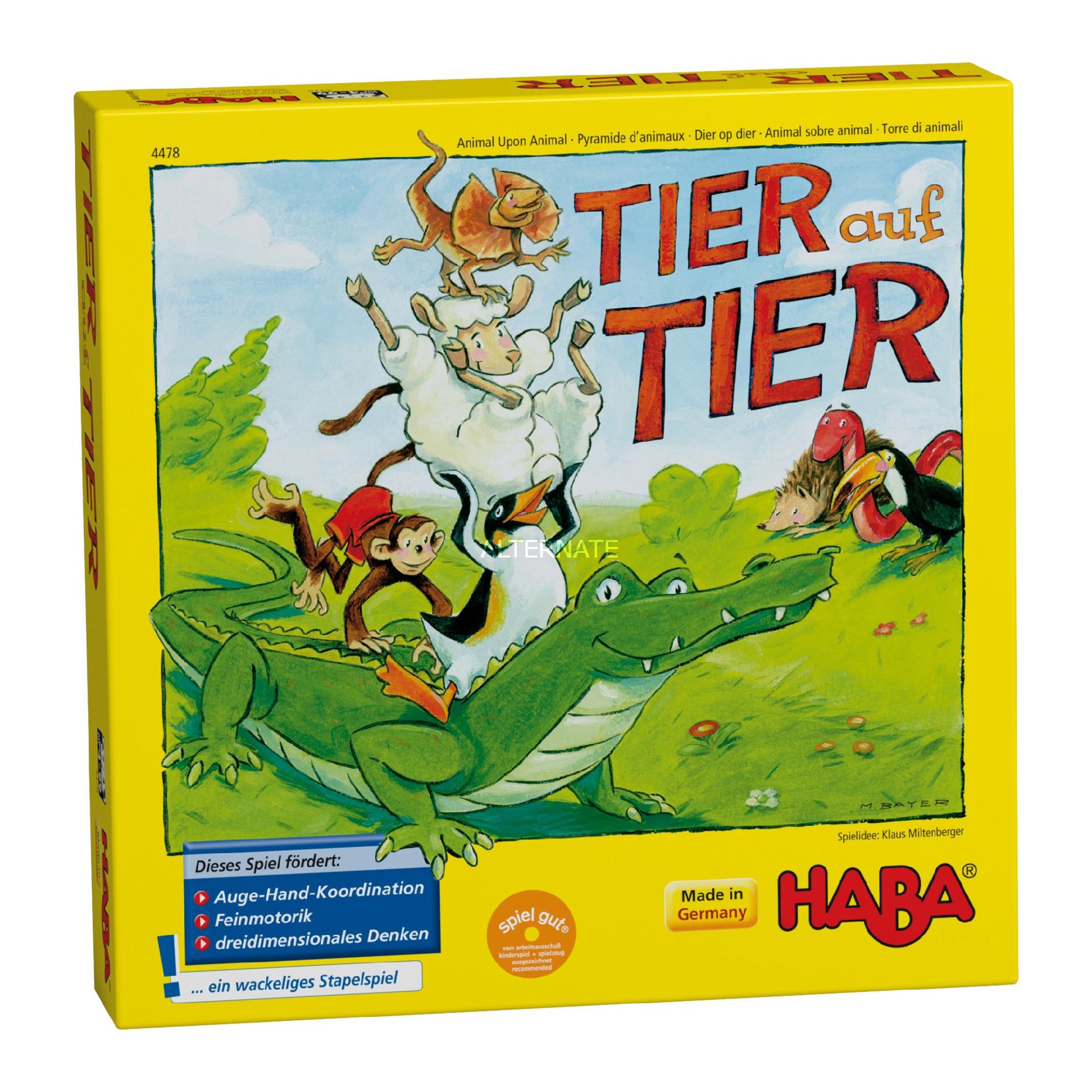 Joc cu zaruri, Haba, Piramida animalelor, 4ani+