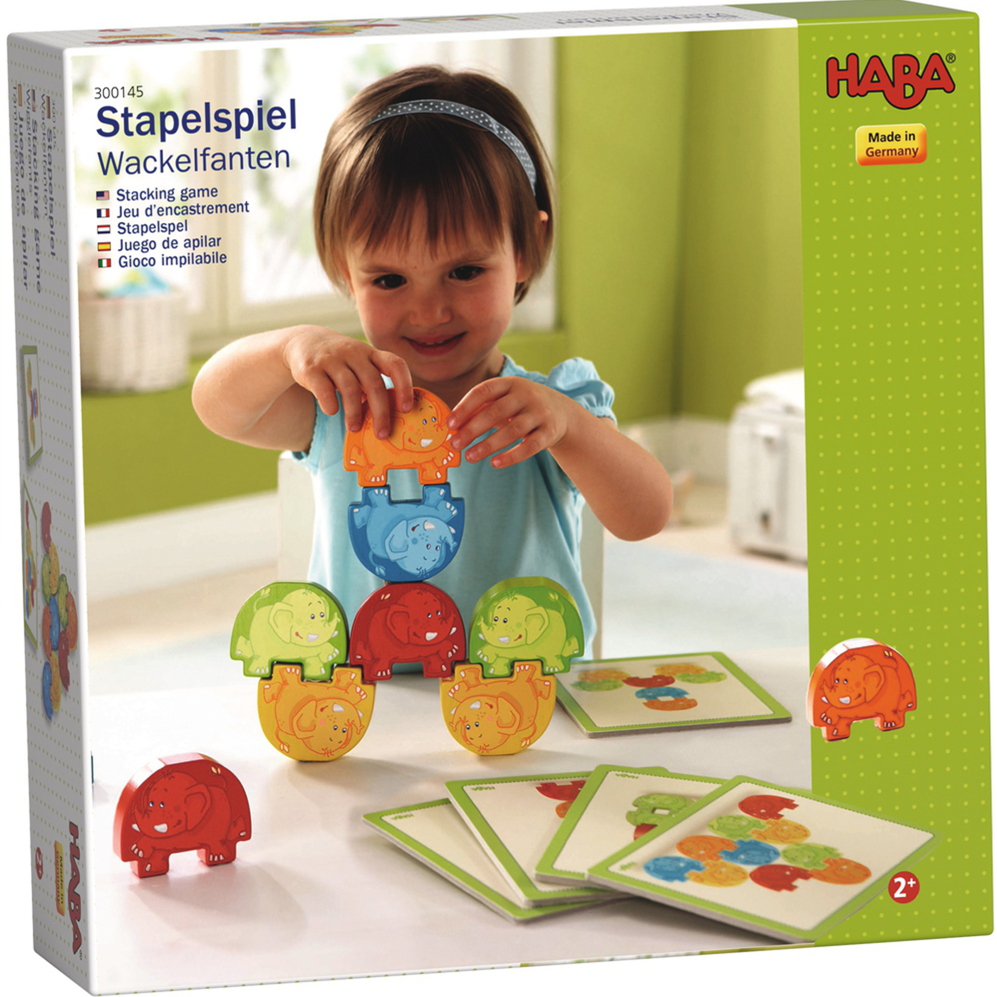 Joc de constructie cu elefantei, Haba, 2ani+ image 2