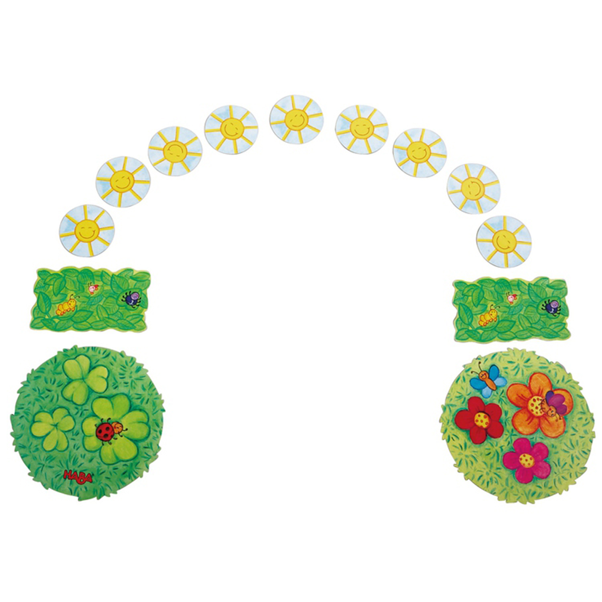 Joc de constructie cu zaruri, Haba, Primele mele jocuri-Piramida animalelor, 2ani+ image 6