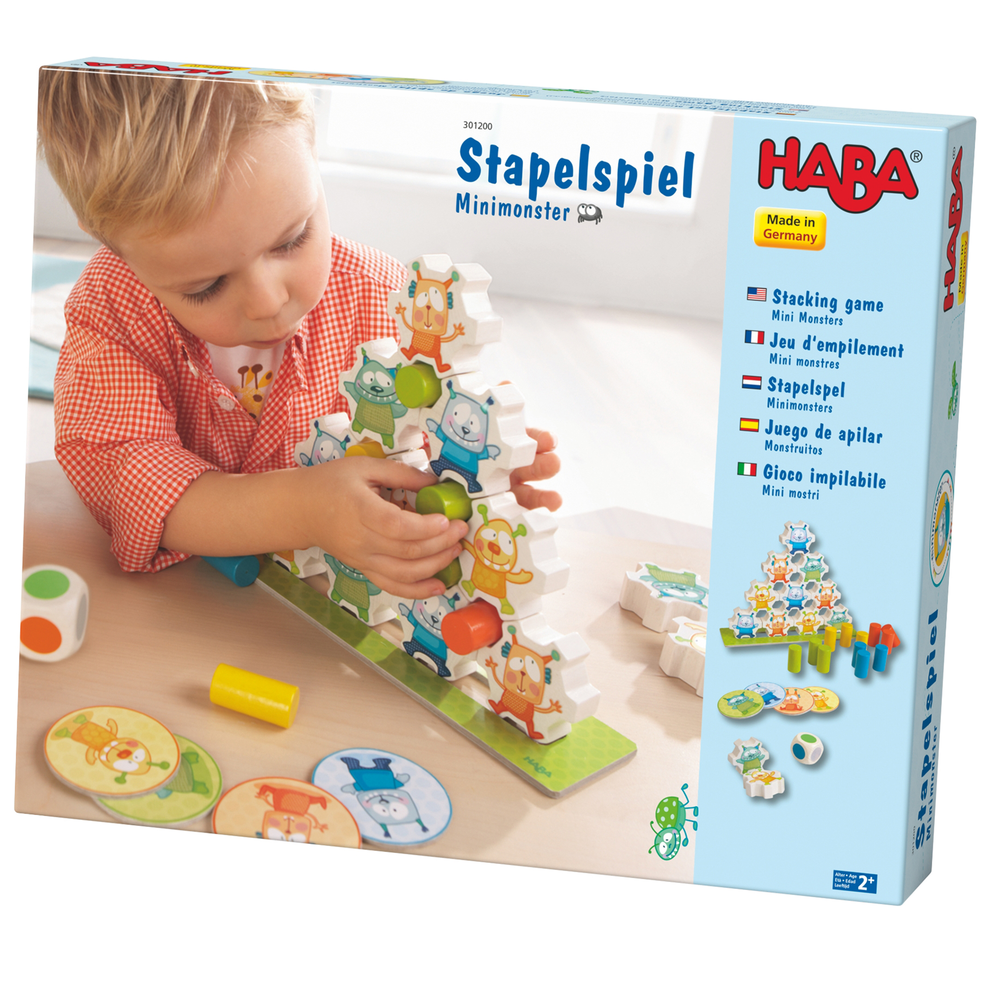 Joc de constructie, Haba, Mini Monsters, 2ani+