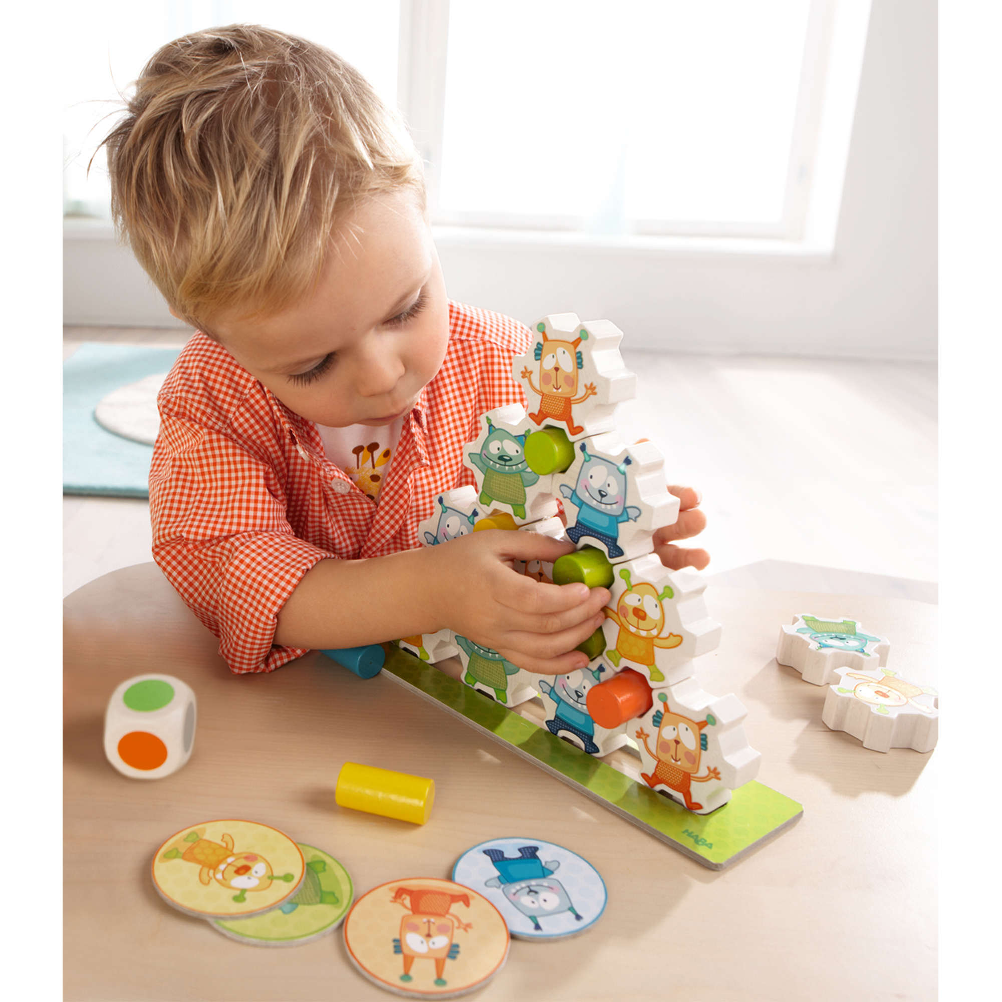 Joc de constructie, Haba, Mini Monsters, 2ani+ image 4