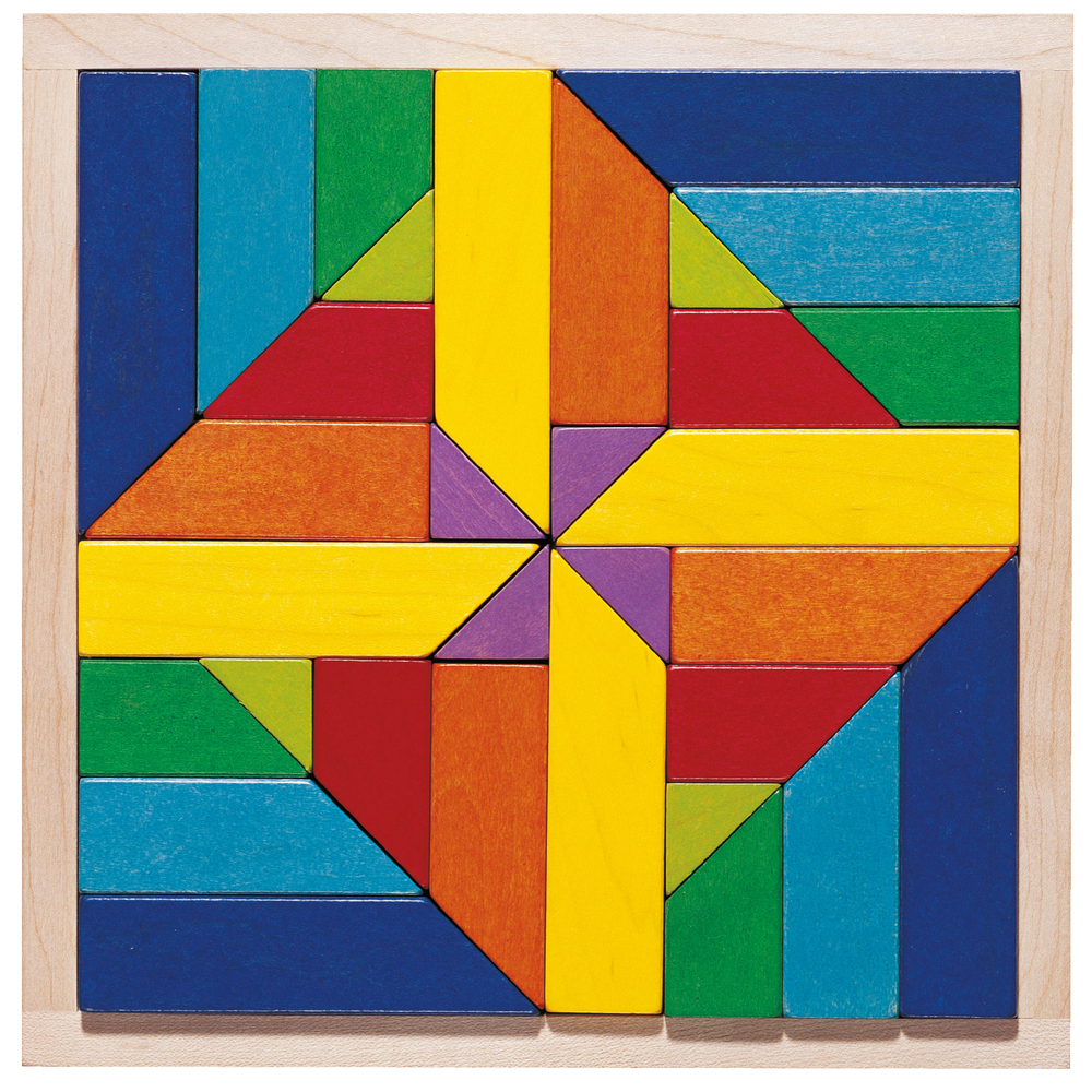 Joc de indemanare si puzzle, Haba, Geomix, 3ani+ image 1
