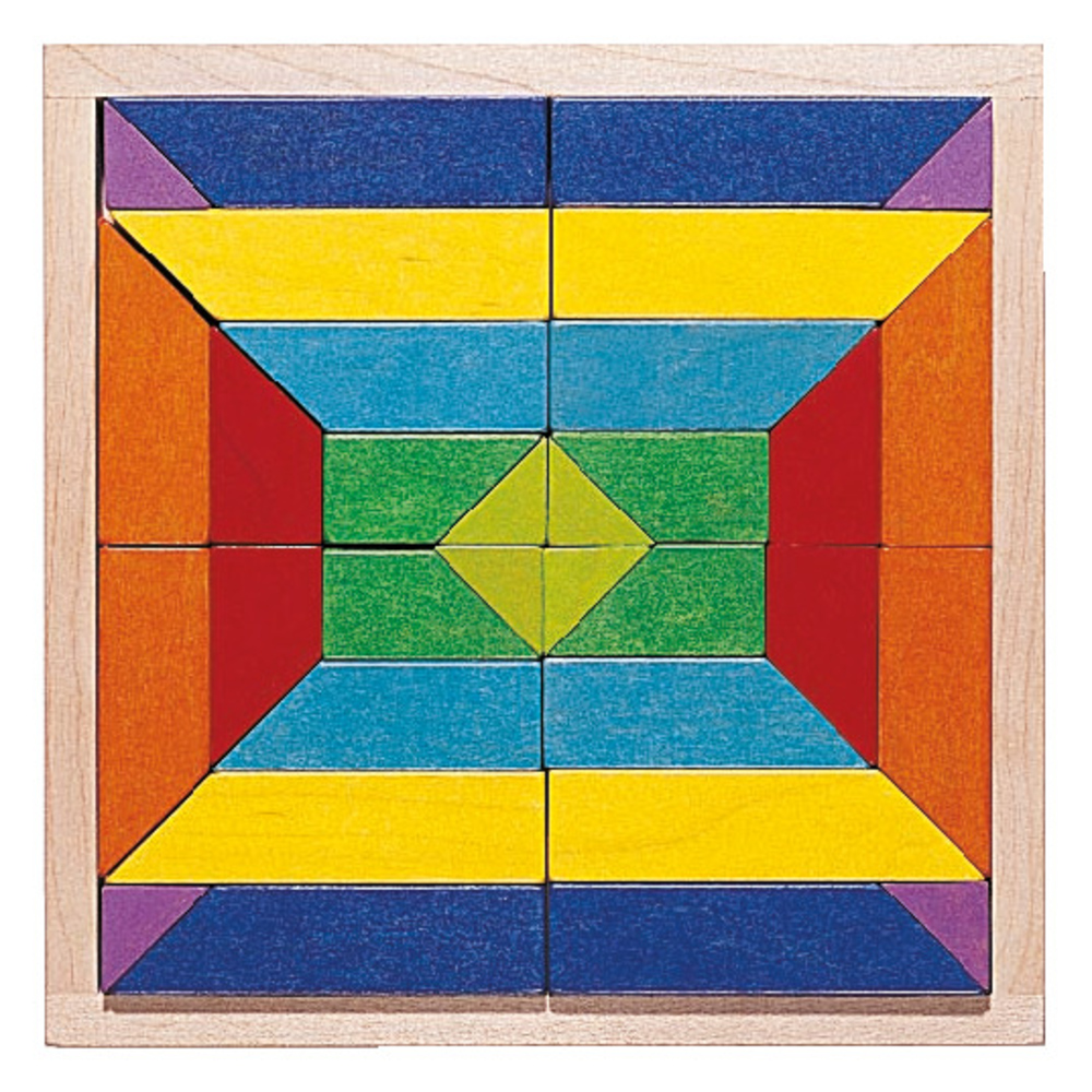 Joc de indemanare si puzzle, Haba, Geomix, 3ani+ image 3