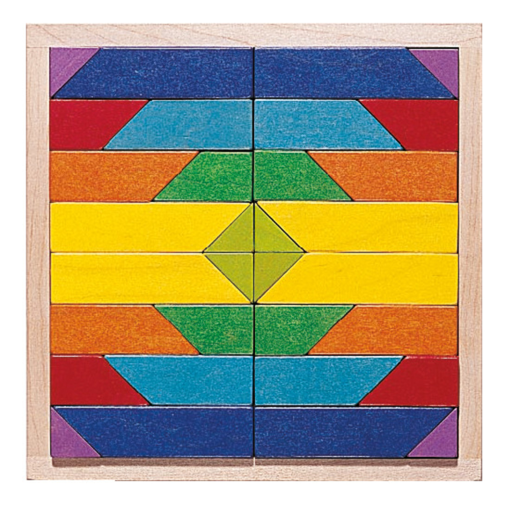 Joc de indemanare si puzzle, Haba, Geomix, 3ani+ image 4