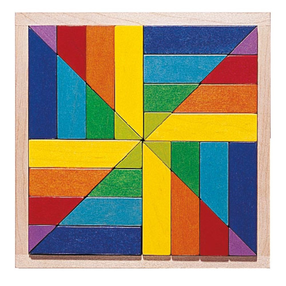 Joc de indemanare si puzzle, Haba, Geomix, 3ani+ image 5