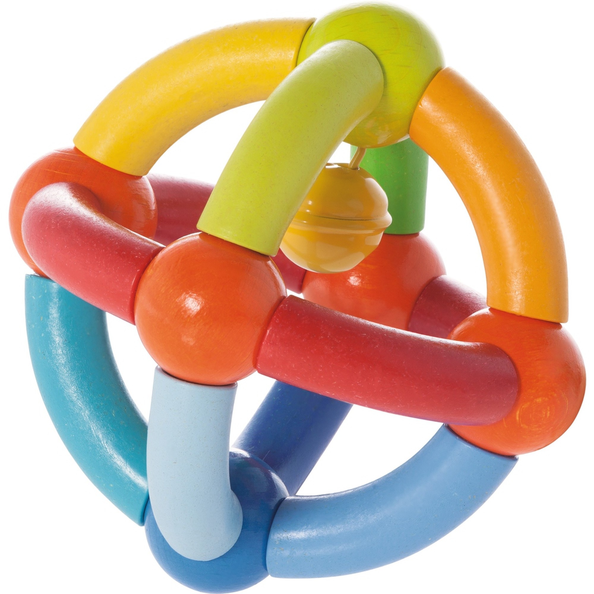 Jucarie din lemn in forma de sfera, Haba, 6luni+