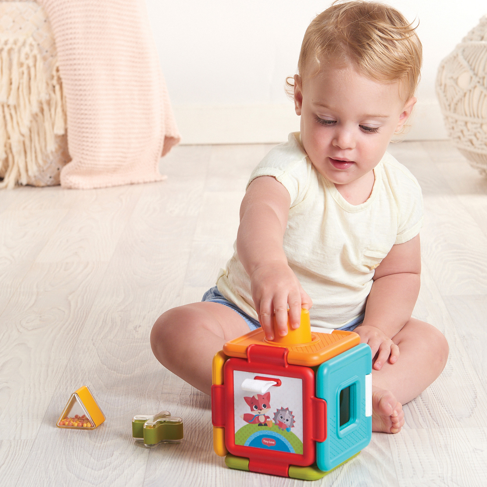 Jucarie educativa Puzzle si sortare Tiny Love, 6 luni+, Multicolor image 4