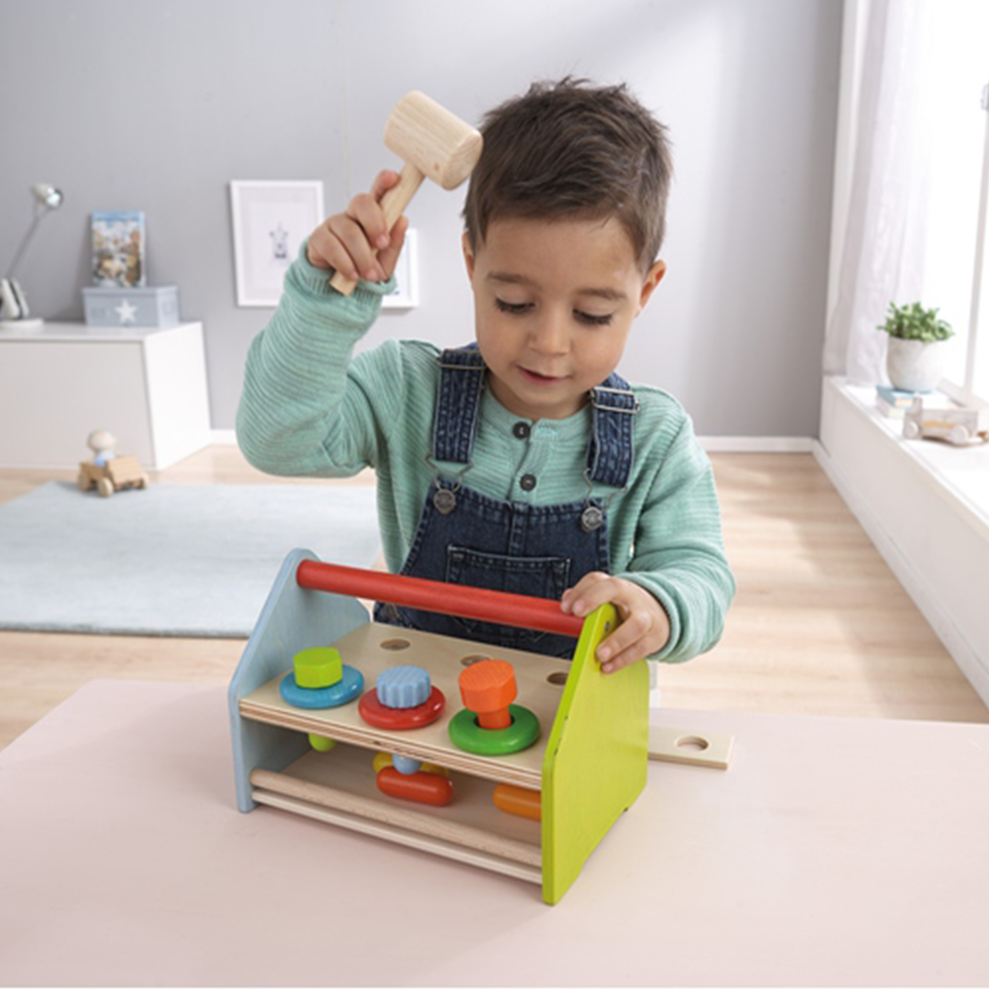 Jucarie educativa sub forma de trusa de scule, Haba, 18luni+ image 2