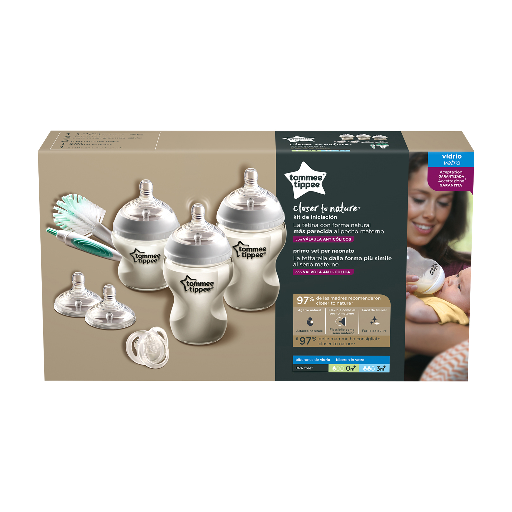 Kit biberoane din sticla, Tommee Tippee image 2