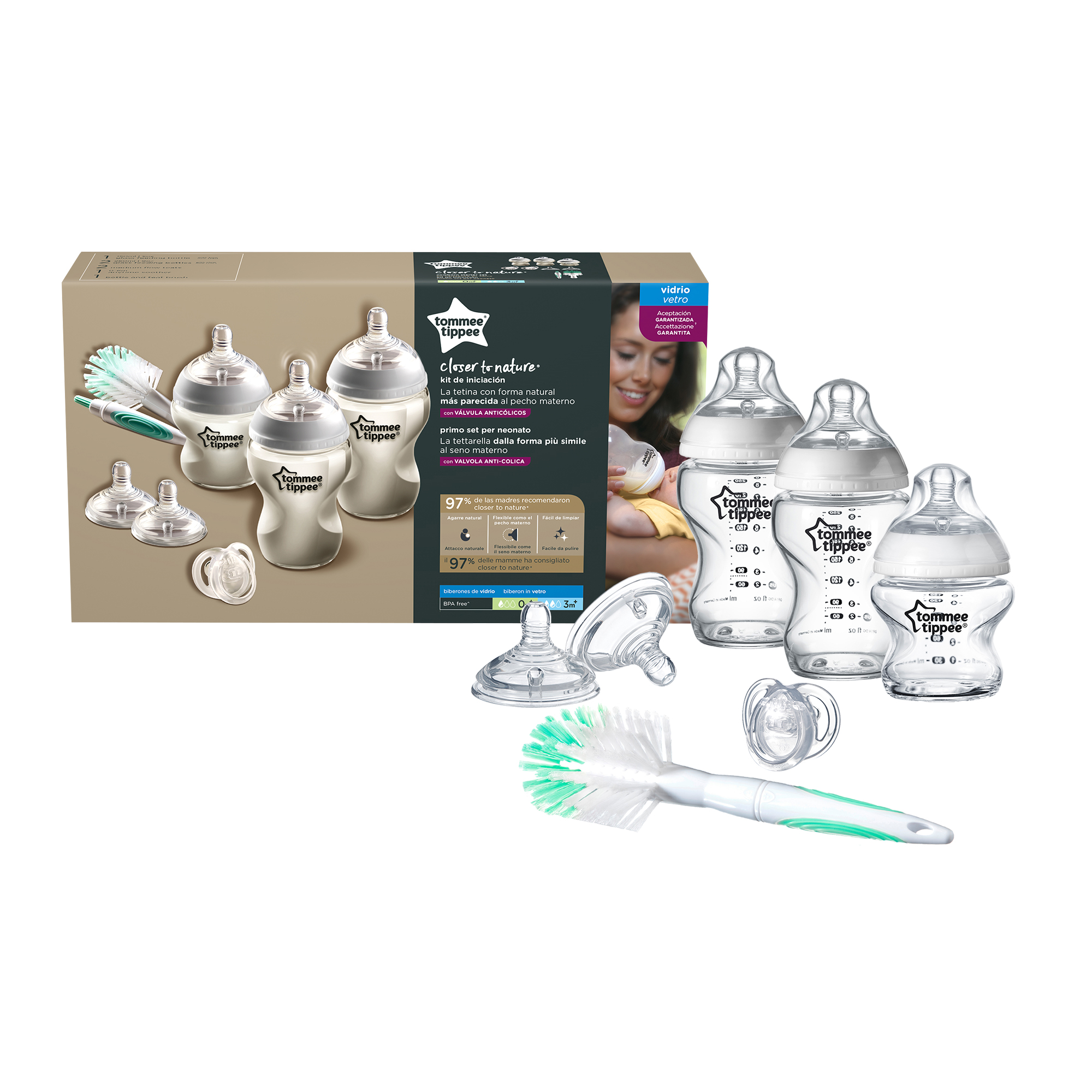 Kit biberoane din sticla, Tommee Tippee image 3