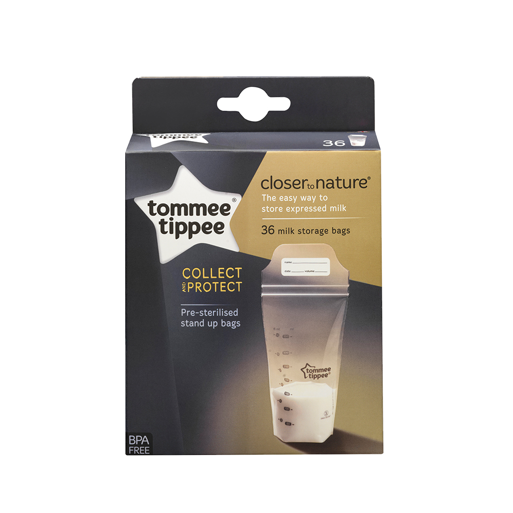 Pungi de stocare lapte matern Closer to Nature, Tommee Tippee, 36 buc image 2