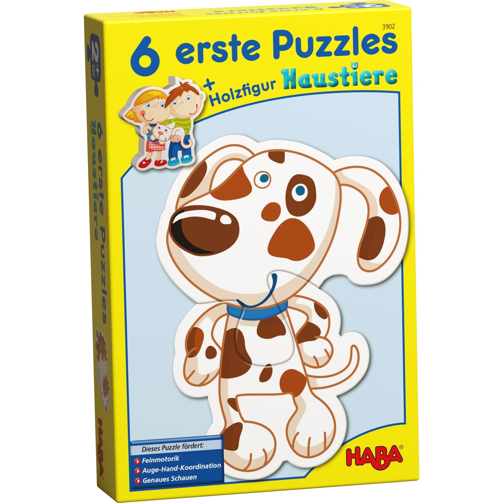 Puzzle cu animale, Haba, 6buc, 2ani+ image 1