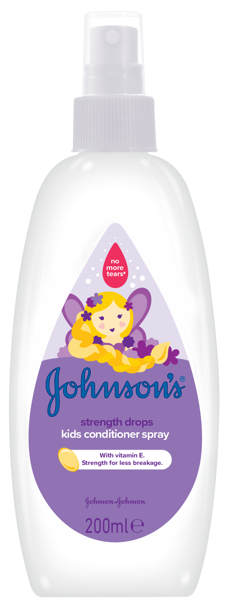 Balsam spray Johnson's Baby pentru par rezistent, 200 ml