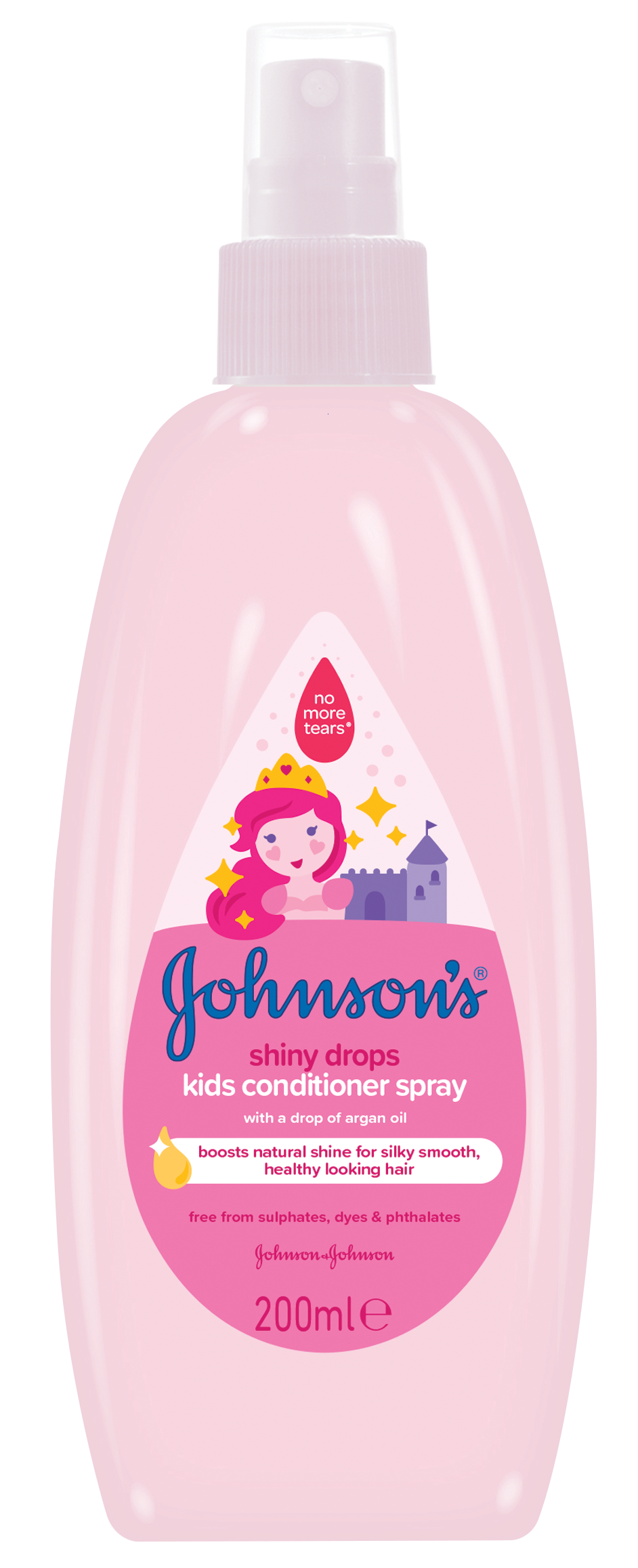 Balsam spray Johnson's Baby pentru par stralucitor, 200 ml