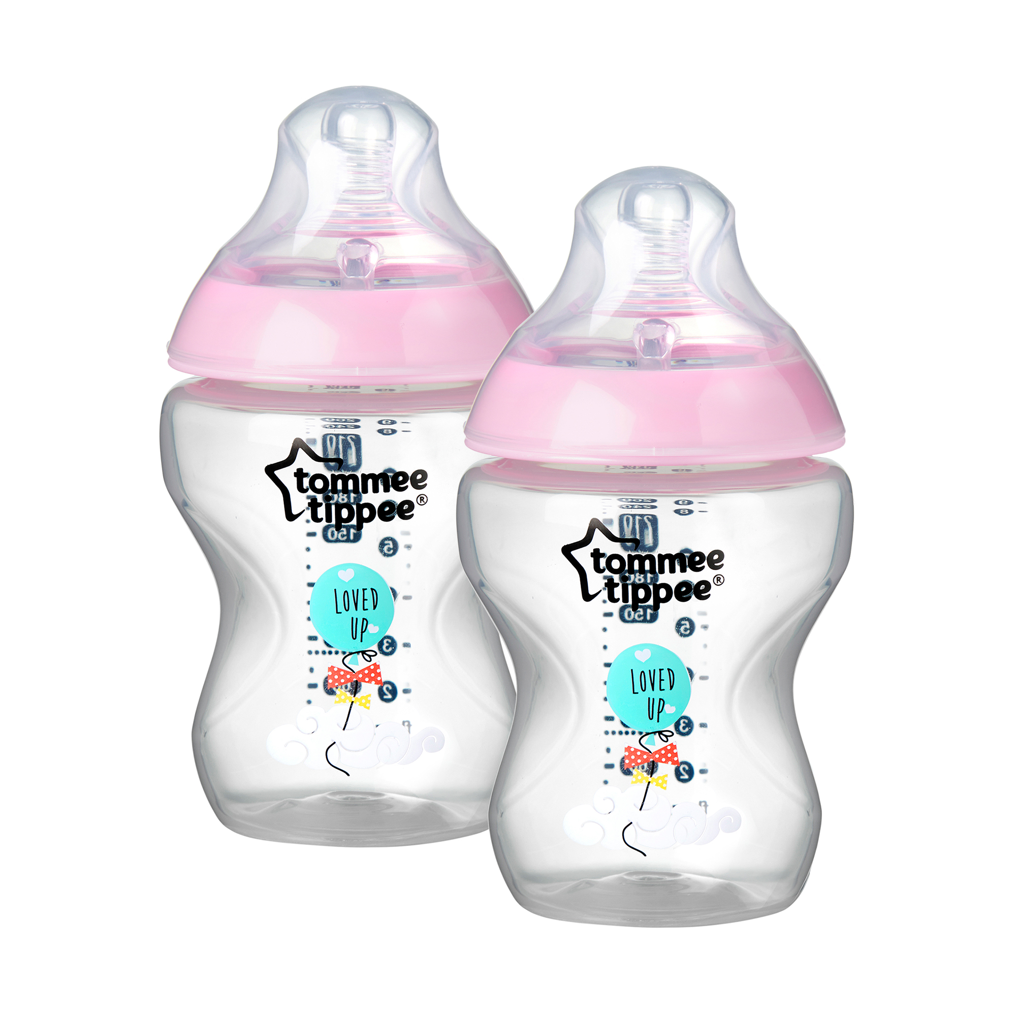 Biberon Decorat, Tommee Tippee, 2 buc, 260ml PP image 1