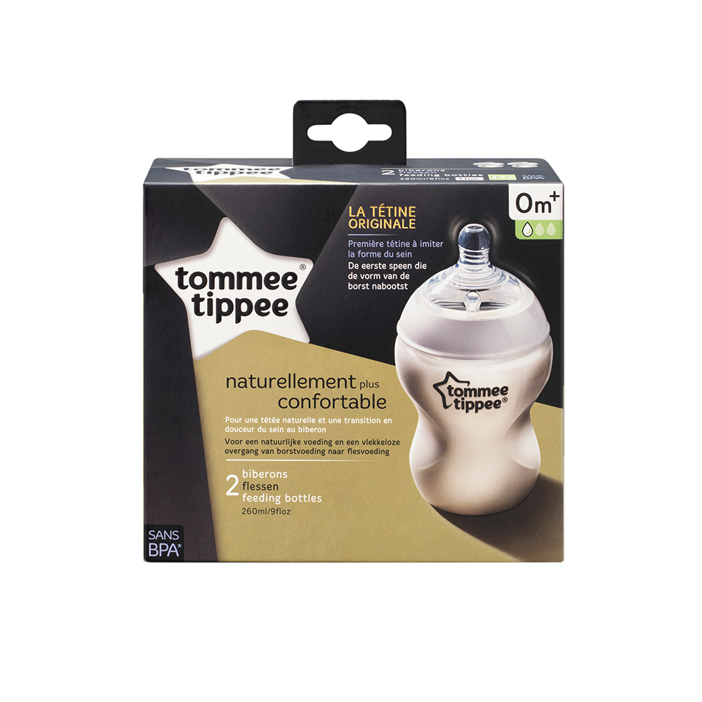 Biberon, Tommee Tippee, 2 buc, 260ml PP