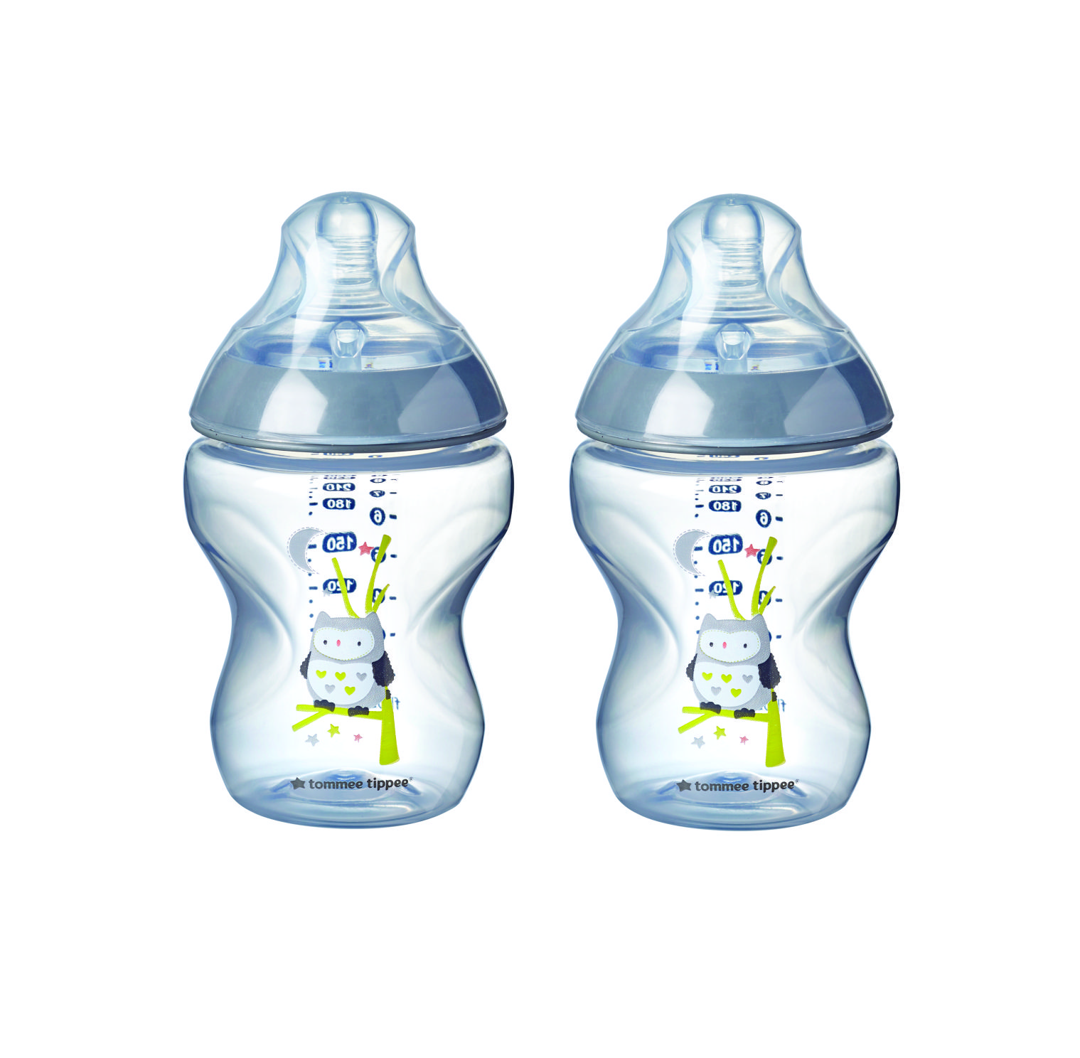 Biberon, Tommee Tippee, 260 ml PP x 2 buc, bufnita