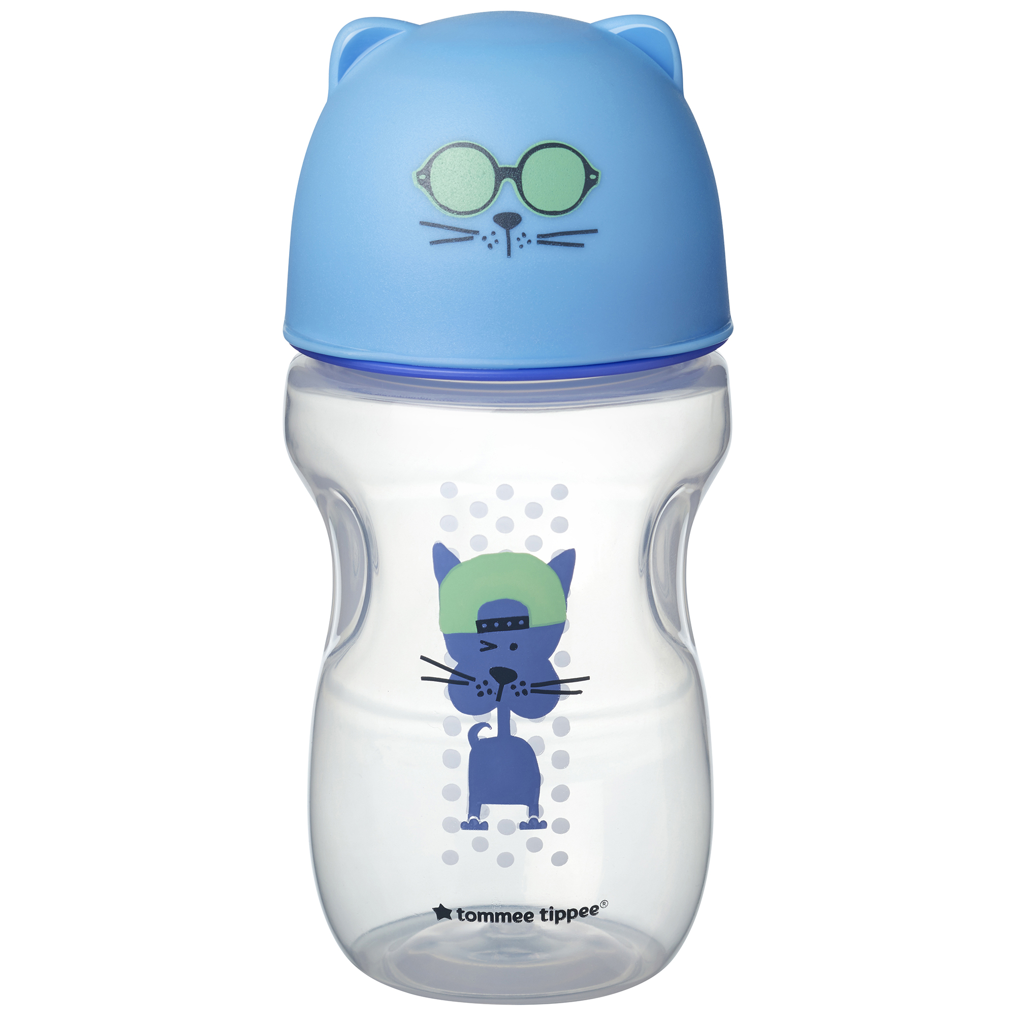 Cana de tranzitie Tommee Tippee cu cioc moale, 300 ml, 12 luni+, Albastru, 1 buc image 1