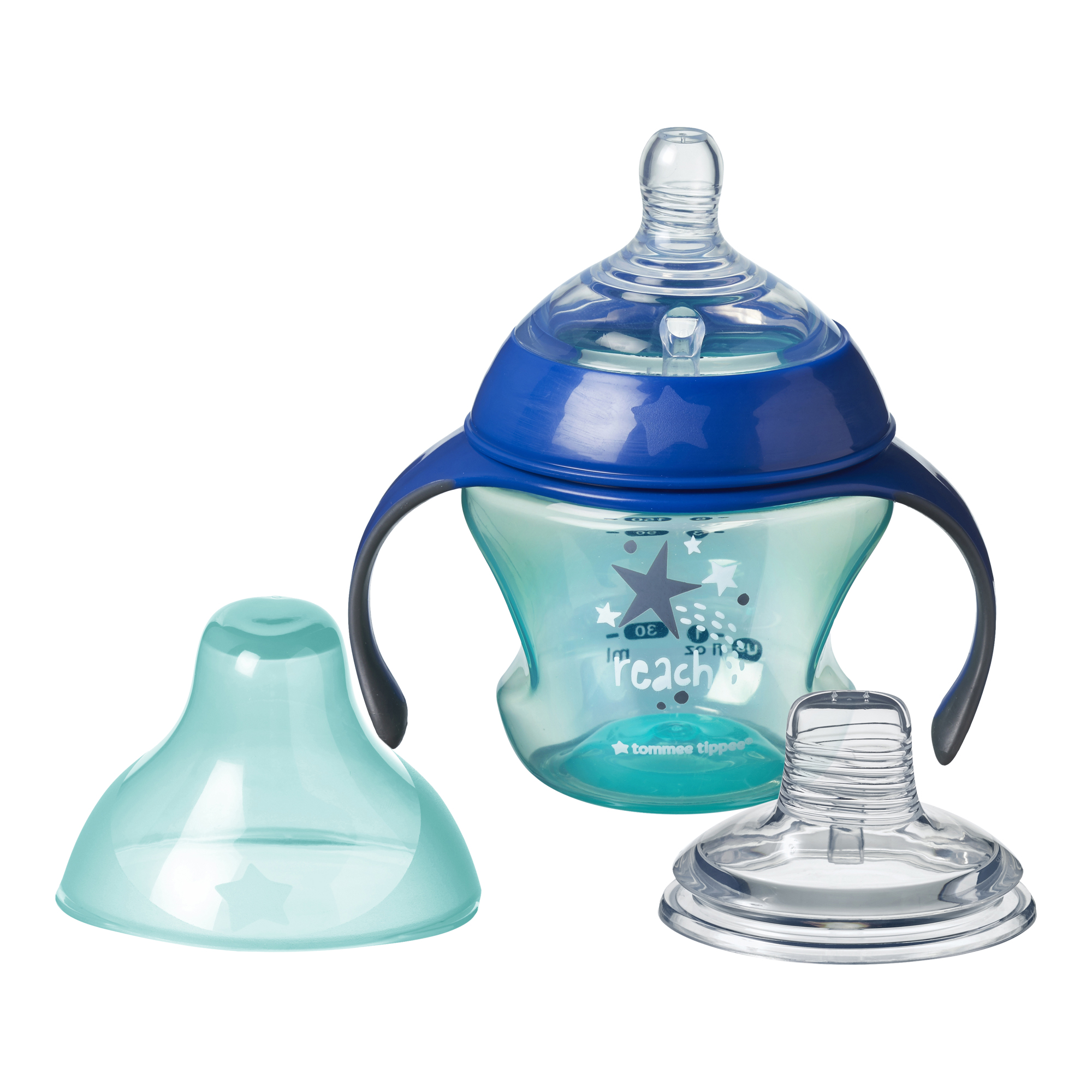 Cana de tranzitie Tommee Tippee, 150 ml, 4-7 luni, Albastru, 1 buc image 1