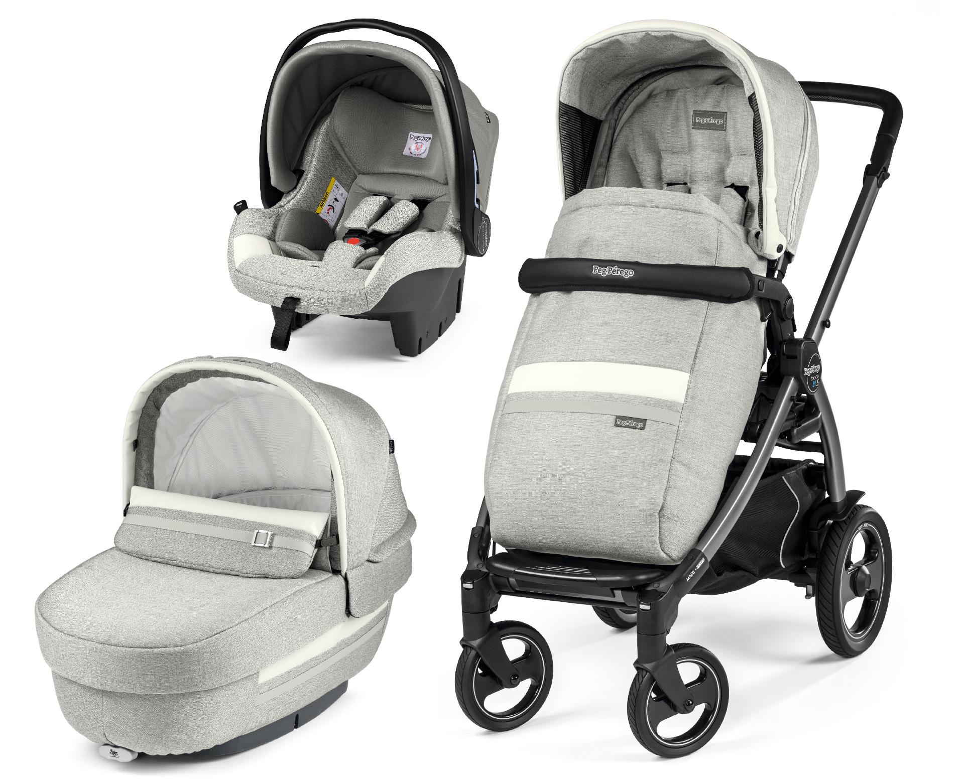 Carucior 3 In 1, Peg Perego, Book Plus 51 S, Titania, Luxe Pure