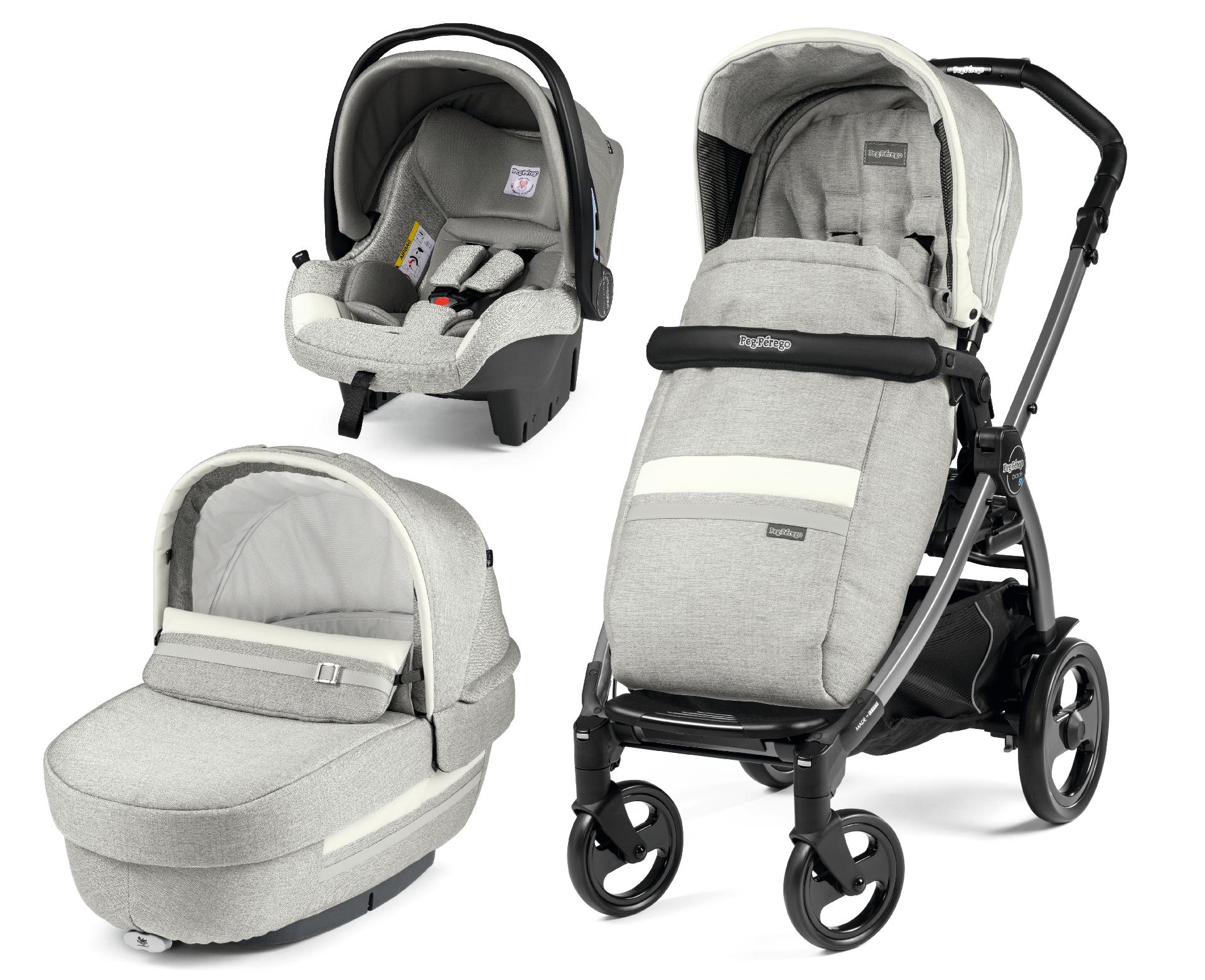 Carucior 3 in 1, Peg Perego, Book Plus 51 Titania Luxe Pure