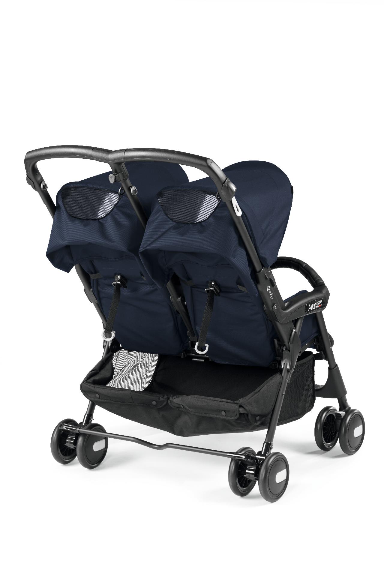 Carucior Peg Perego Aria Shopper Twin Class Navy image 2