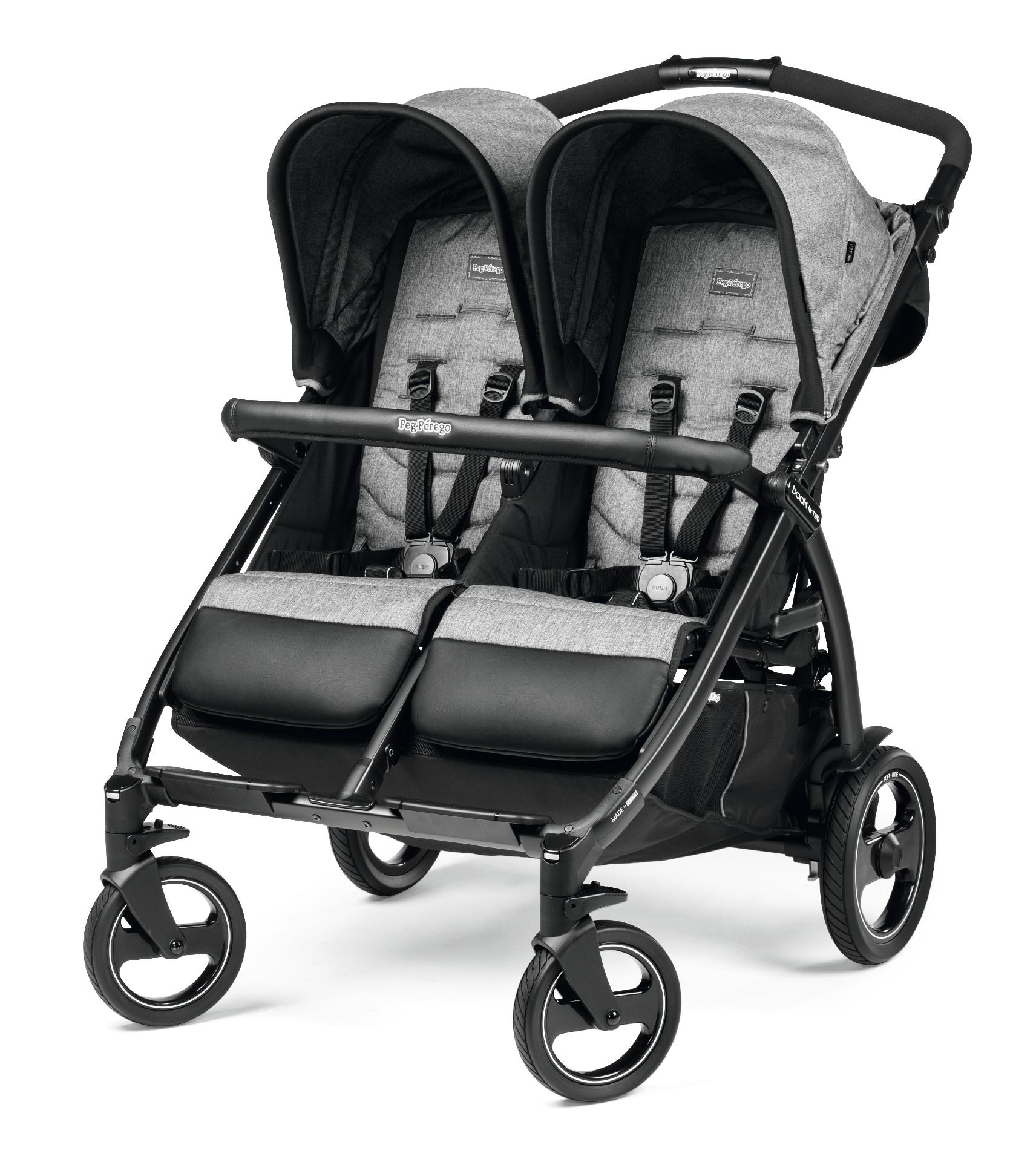 Carucior Peg Perego, Book For Two, Cinder, 0 - 15 kg