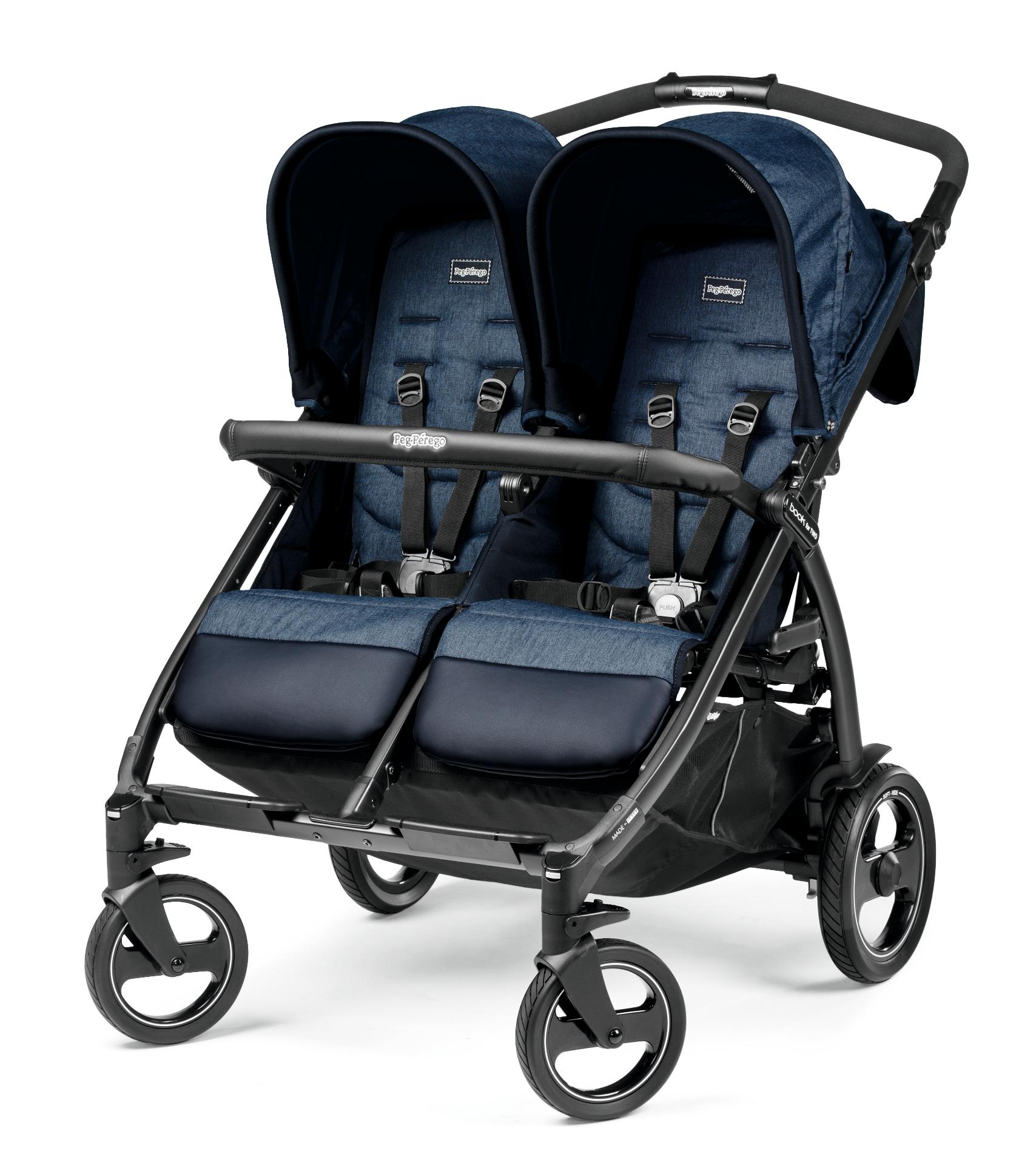 Carucior Peg Perego, Book For Two, Indigo, 0 - 15 kg