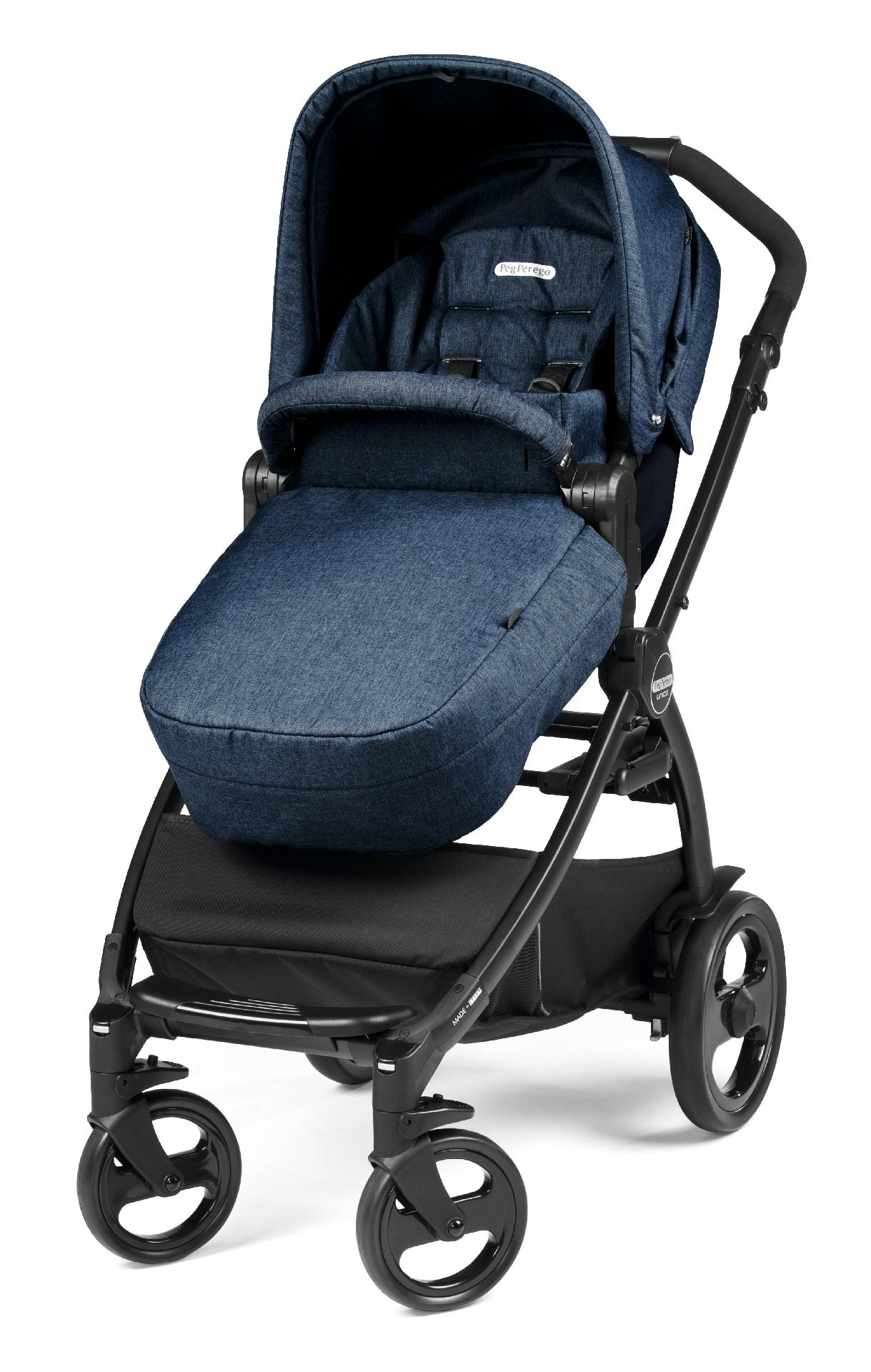 Carucior Peg Perego, Unico, transformabil, Indigo, 0 - 22 kg