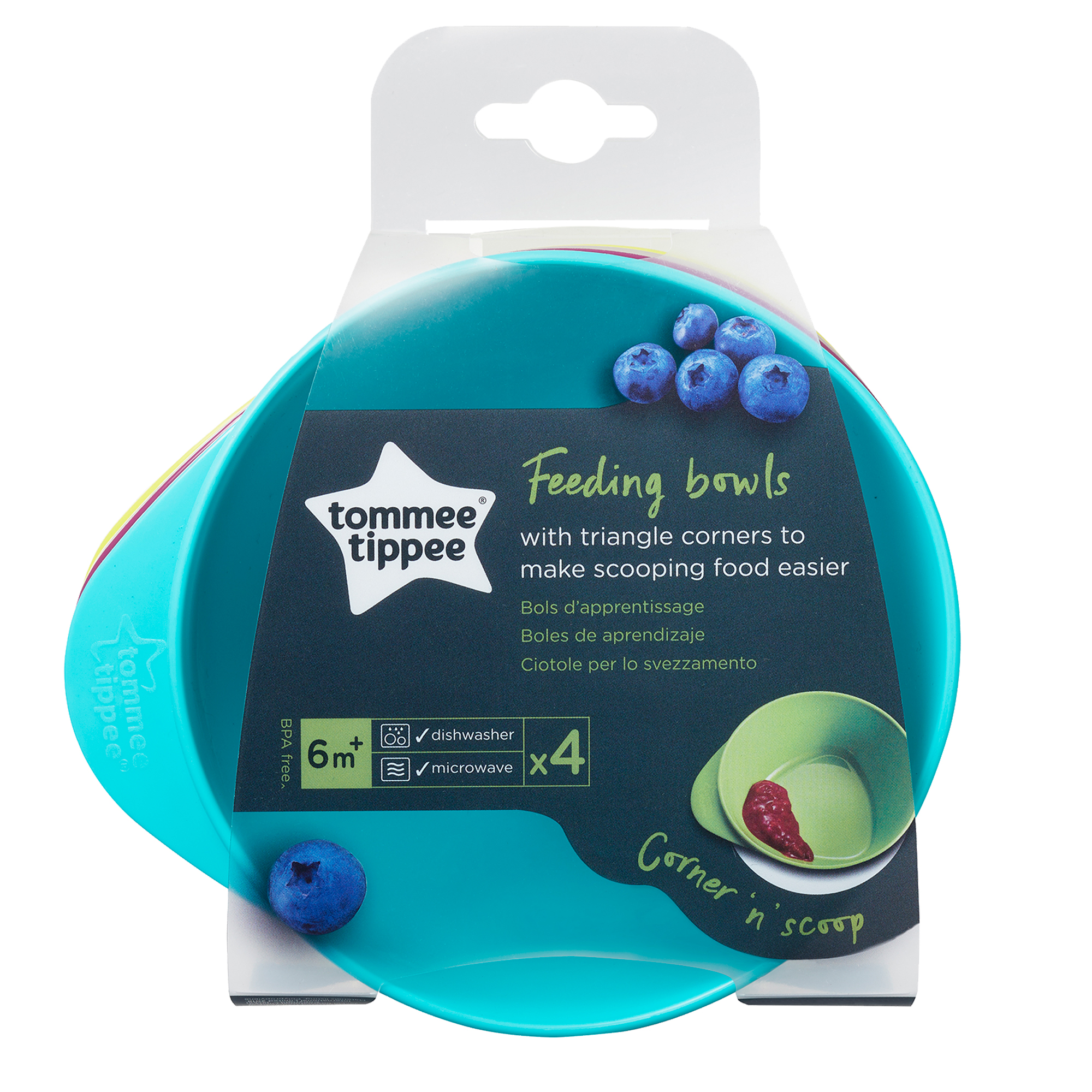 Castroane Ergonomice Explora, Tommee Tippee, 4 buc, Multicolor image 2