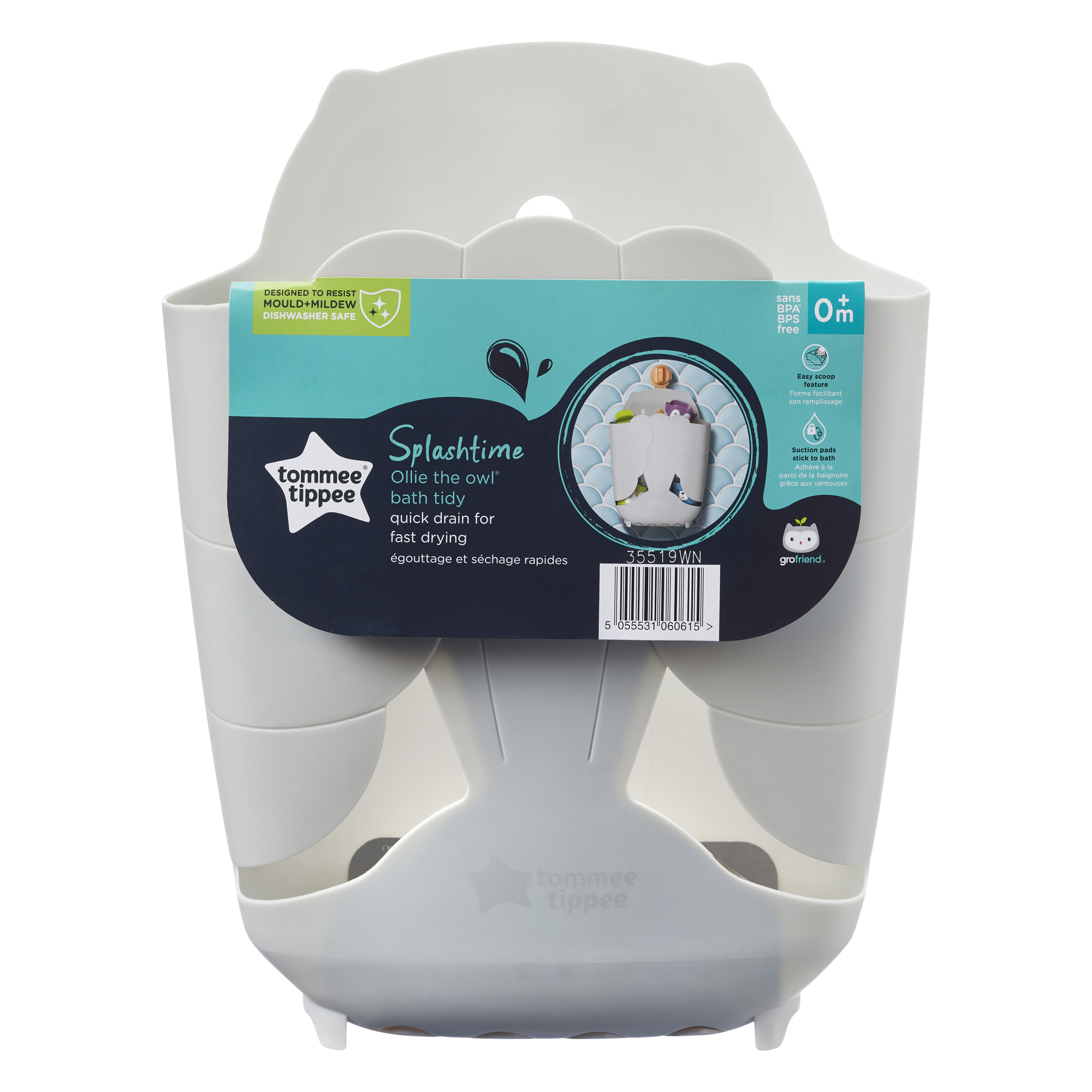 Cosulet pentru Jucariile din Baie, Tommee Tippee, Bufnita Ollie