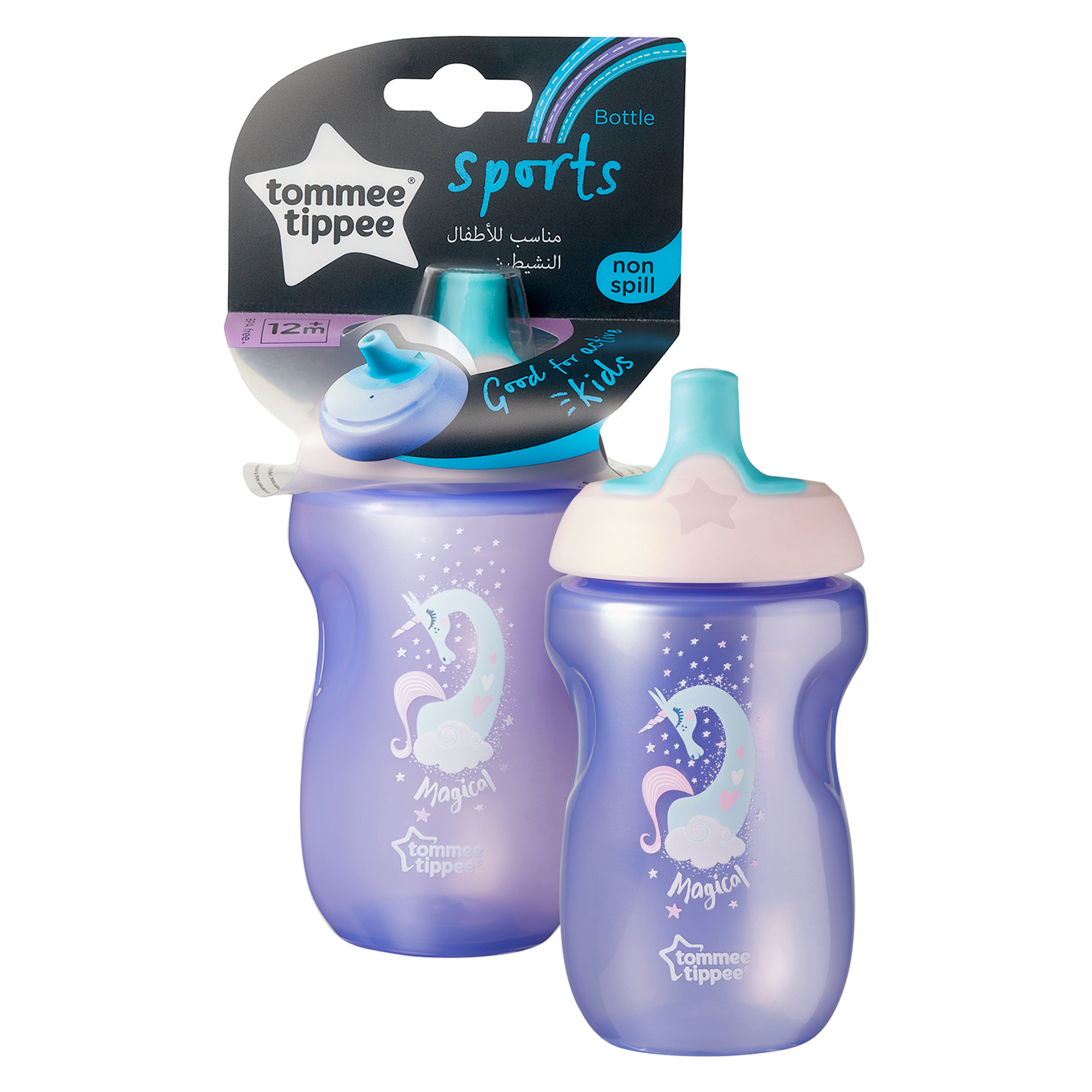 Explora Cana Sports, Tommee Tippee, 300ml, Unicorn Mov