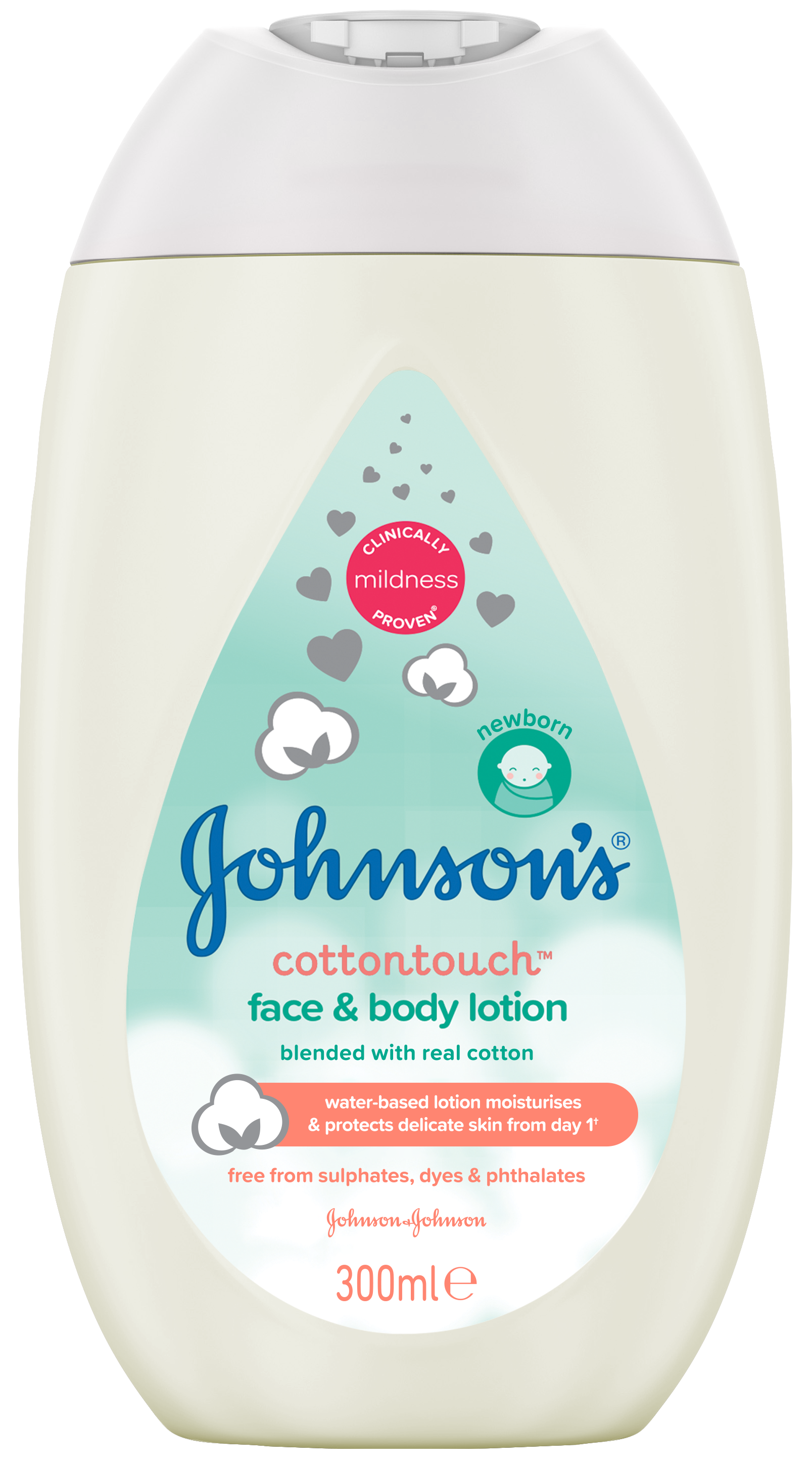 Lotiune de corp Johnson's Baby Cotton Touch, 300 ml