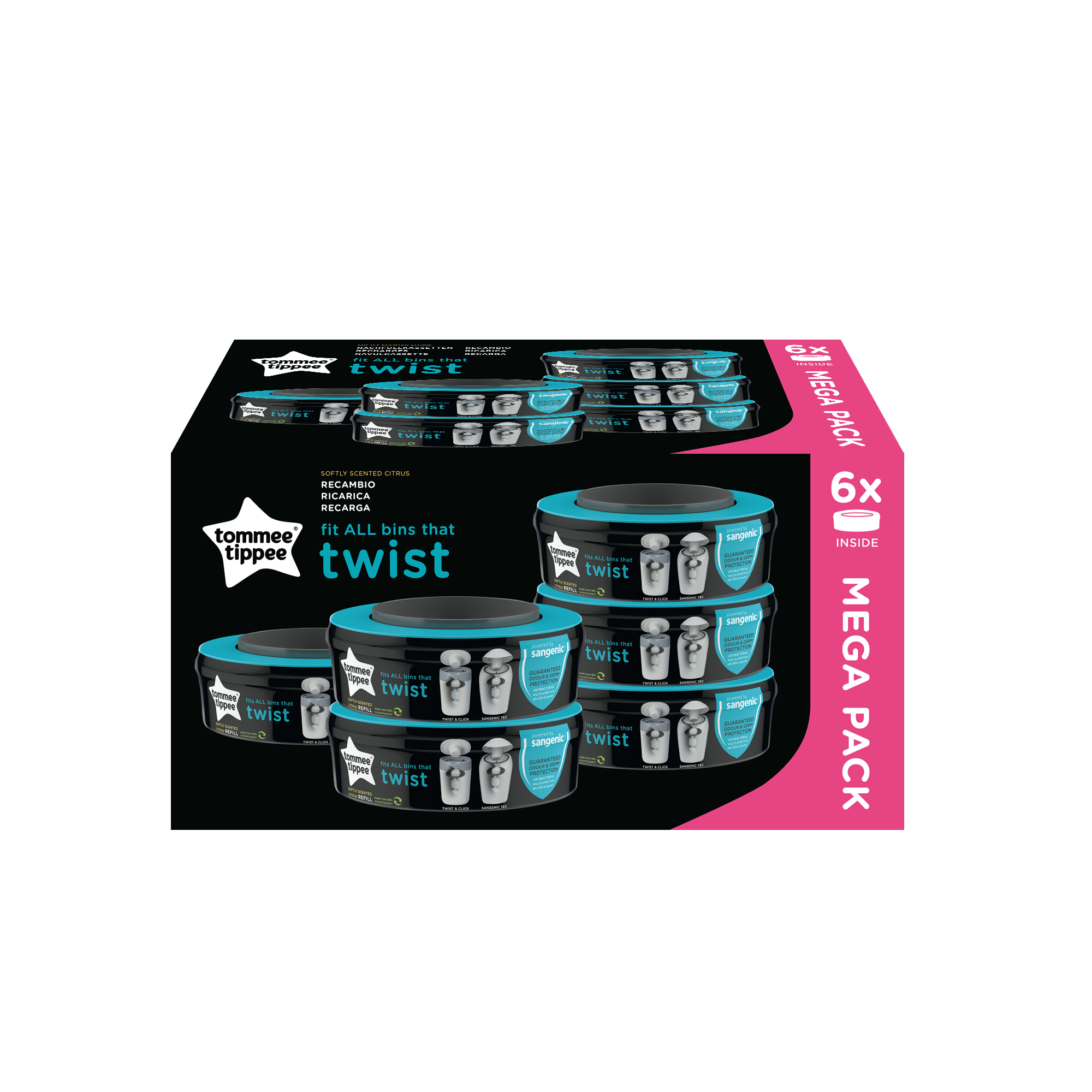 Rezerve Twist & Click, Tommee Tippee, 6 buc image 2