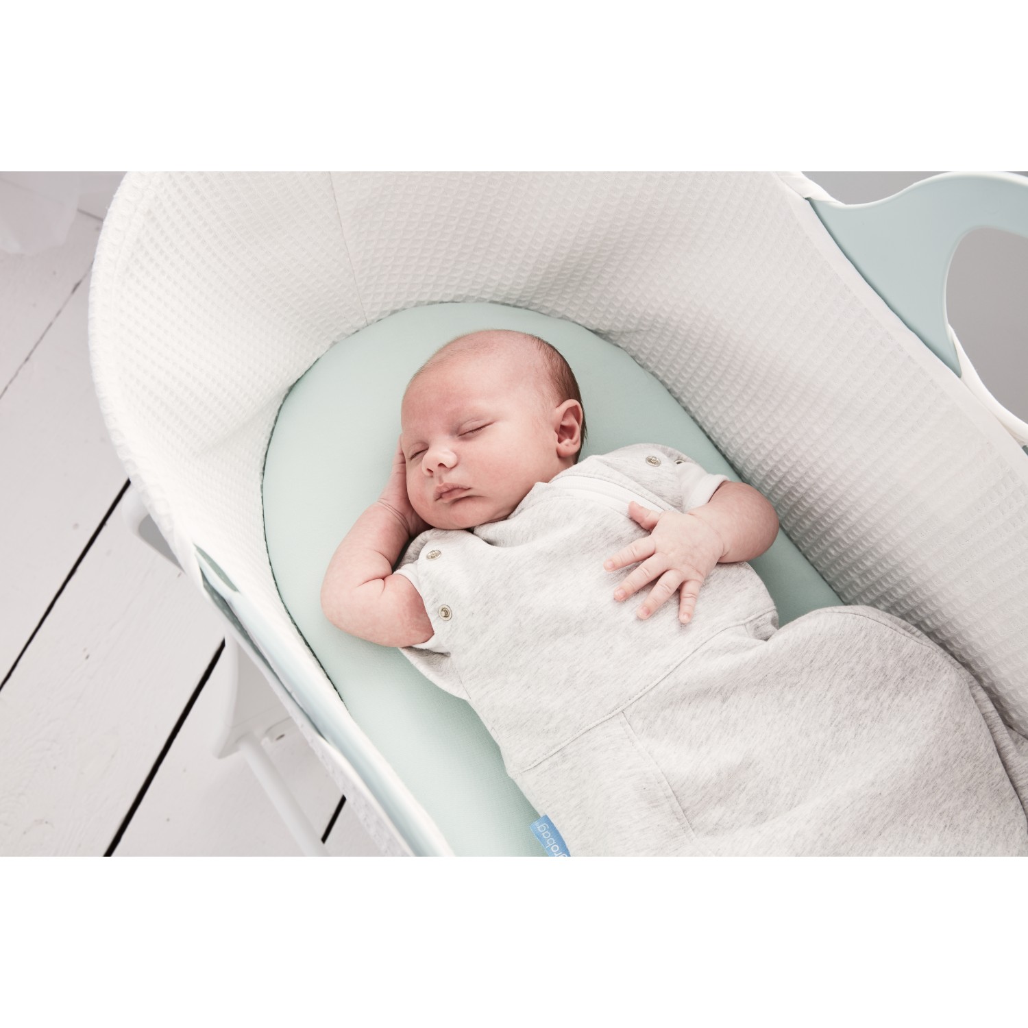 Sac de dormit cu sistem de infasat, Grey Marl, Gros, 0-3 luni, Gro image 1