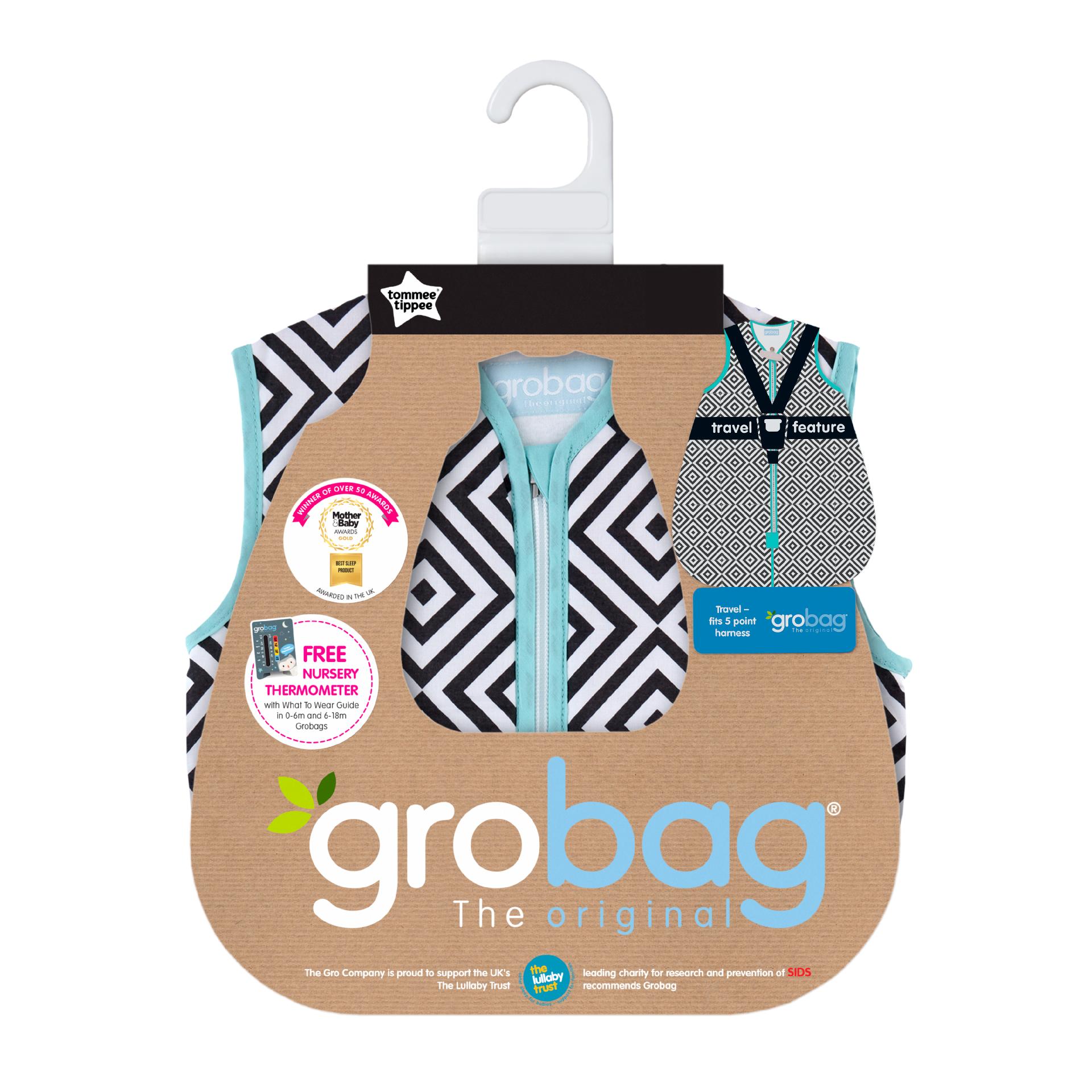 Sac de dormit, Carouri, 6-10 ani, 1.0 tog, Gro image 1